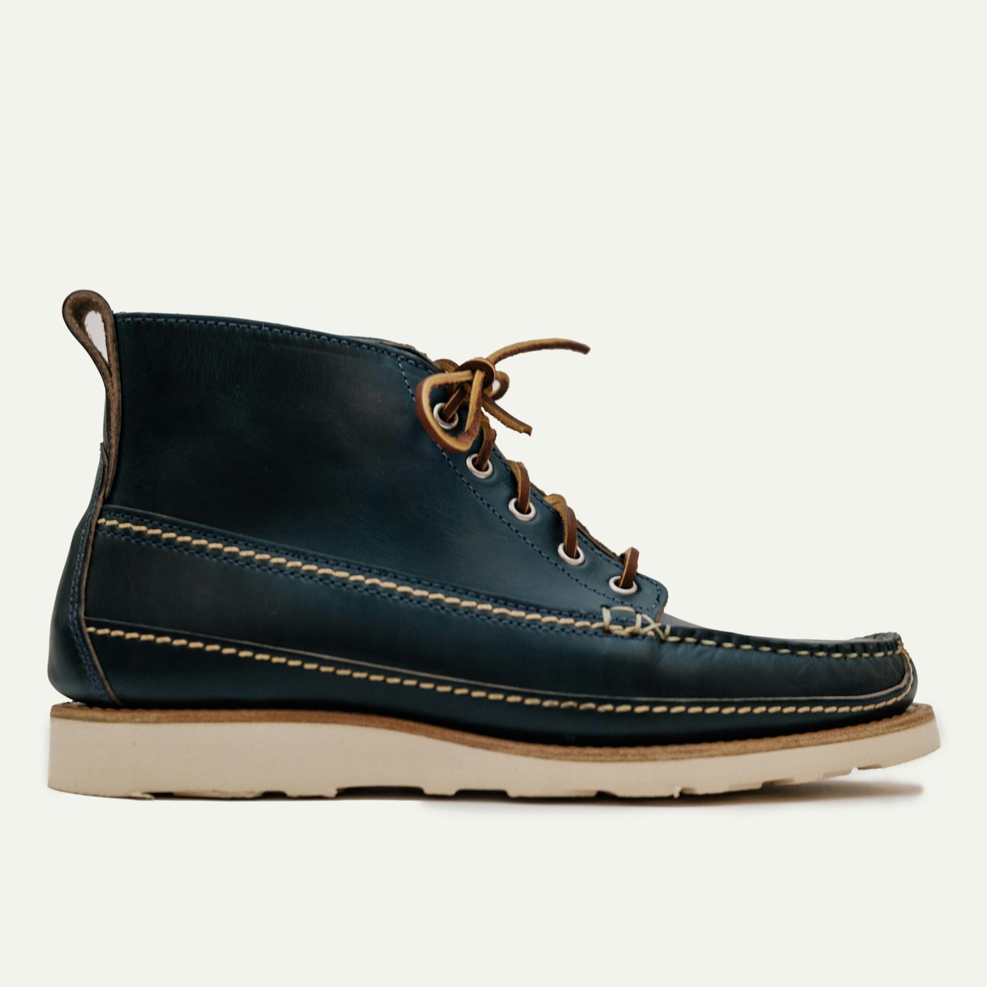 Camp Boot - Navy Chromexcel, Vibram Christy Sole - Made in USA 