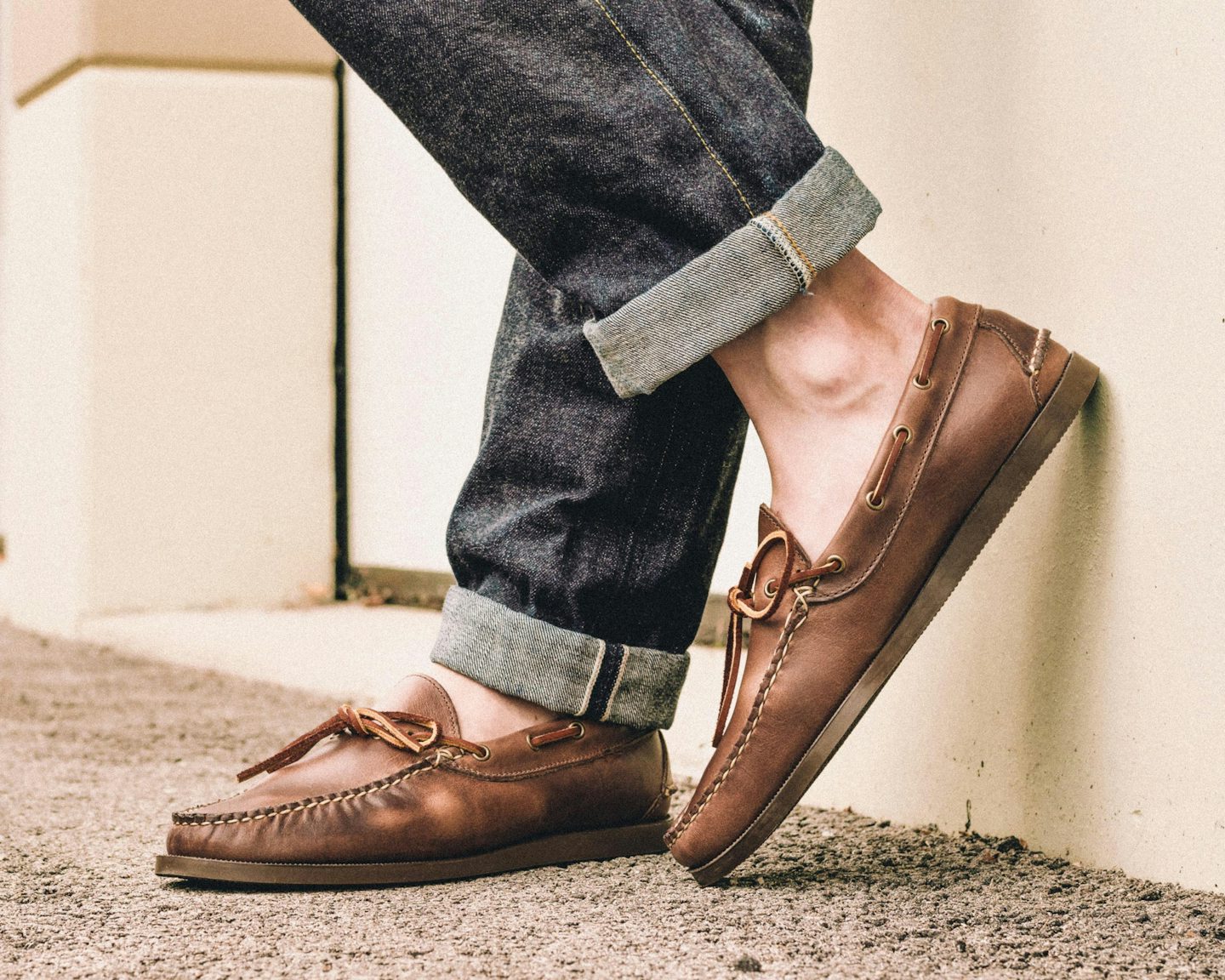 Camp Moc - Natural Chromexcel, Camp Sole - Made in USA with