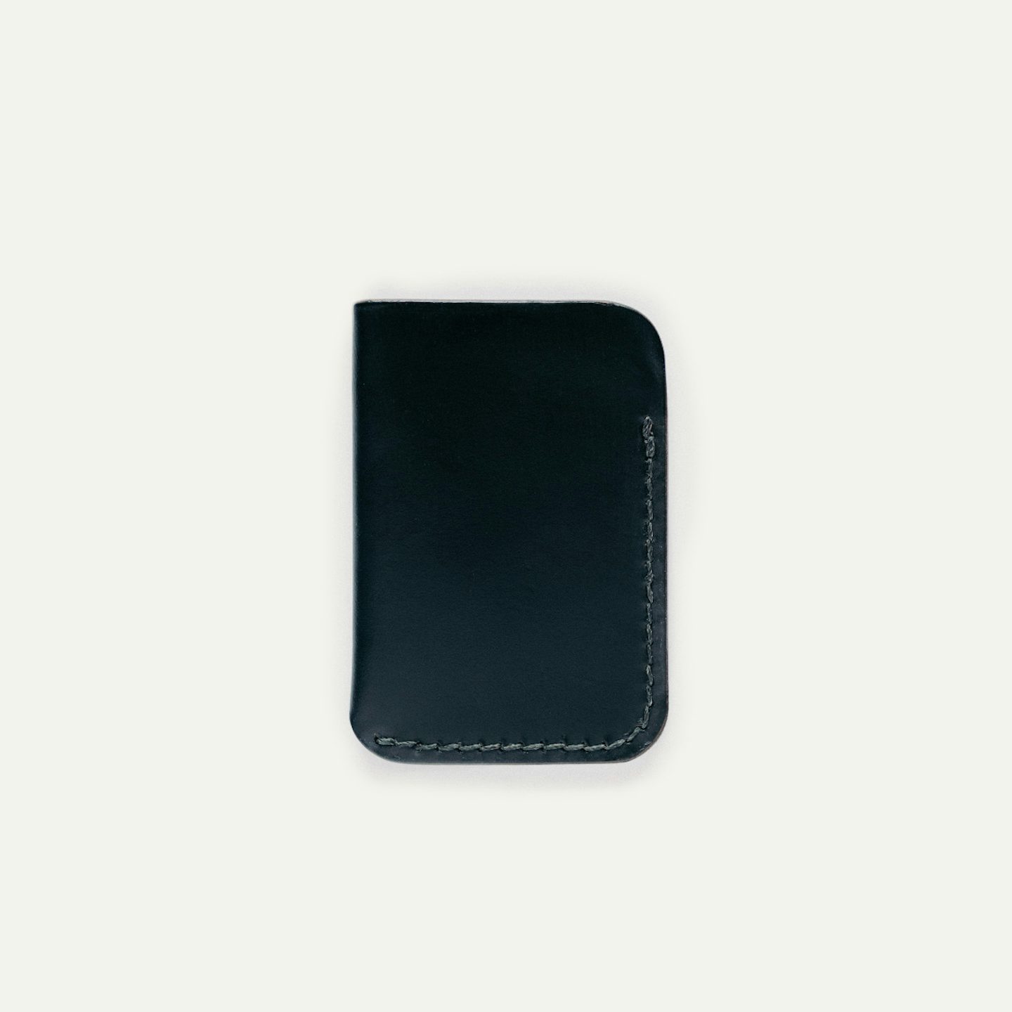Card Wallet - Black, Horween