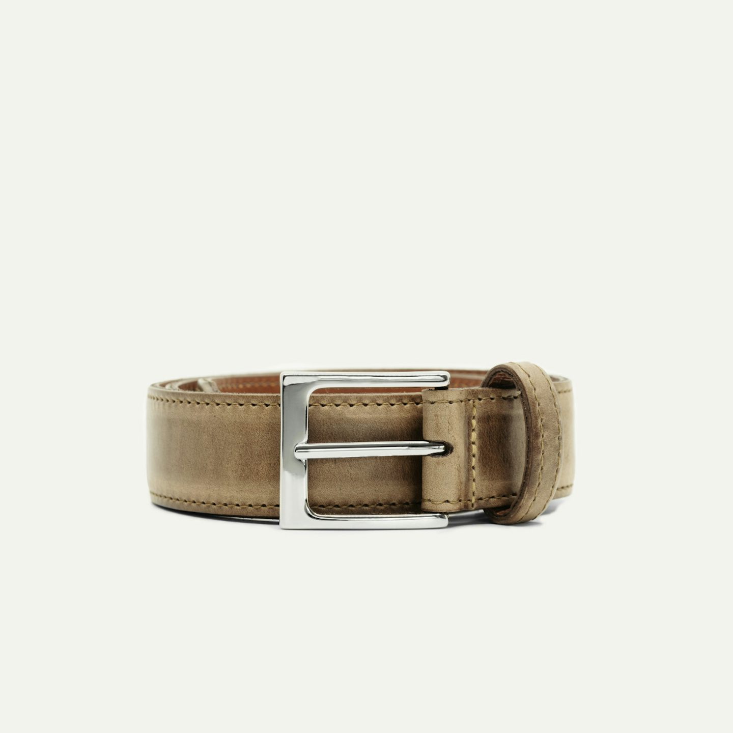 Dress Belt - Natural Chromexcel - Made in USA | Oak Street Bootmakers