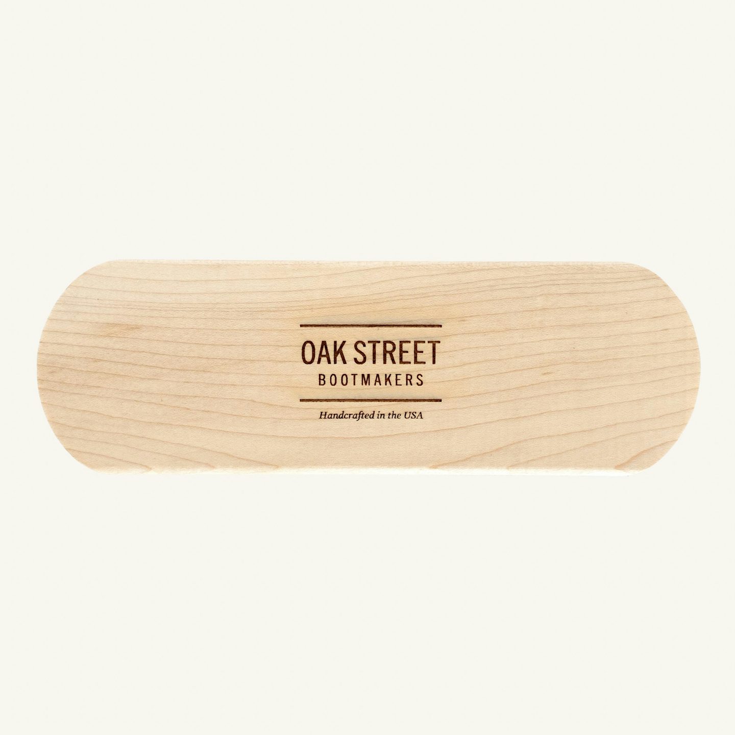 Essential American Shoe Brush - 100% Horsehair Bristles - Made in U.S.A. by Oak Street Bootmakers - View 2