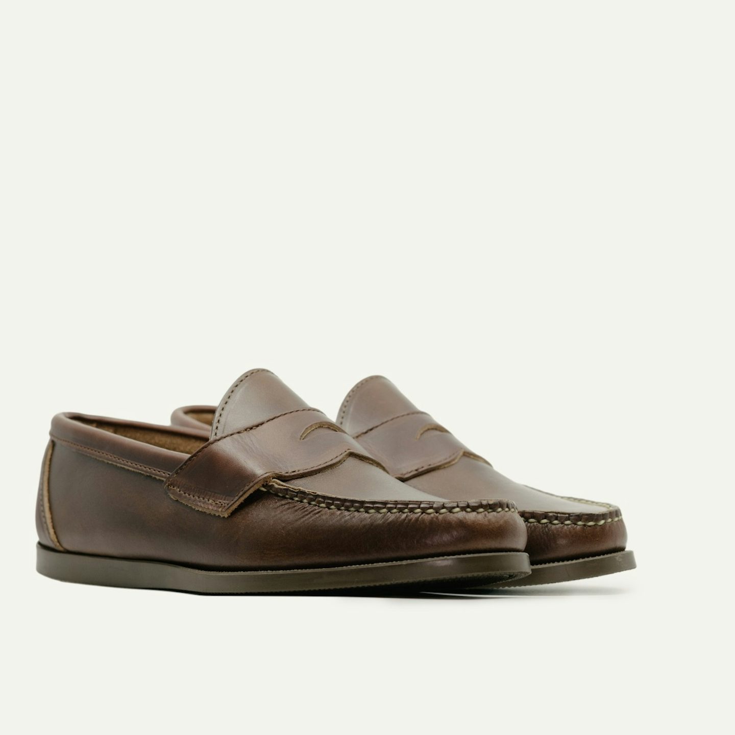 Penny Moc - Brown Chromexcel, Camp Sole - Made in USA | Oak Street