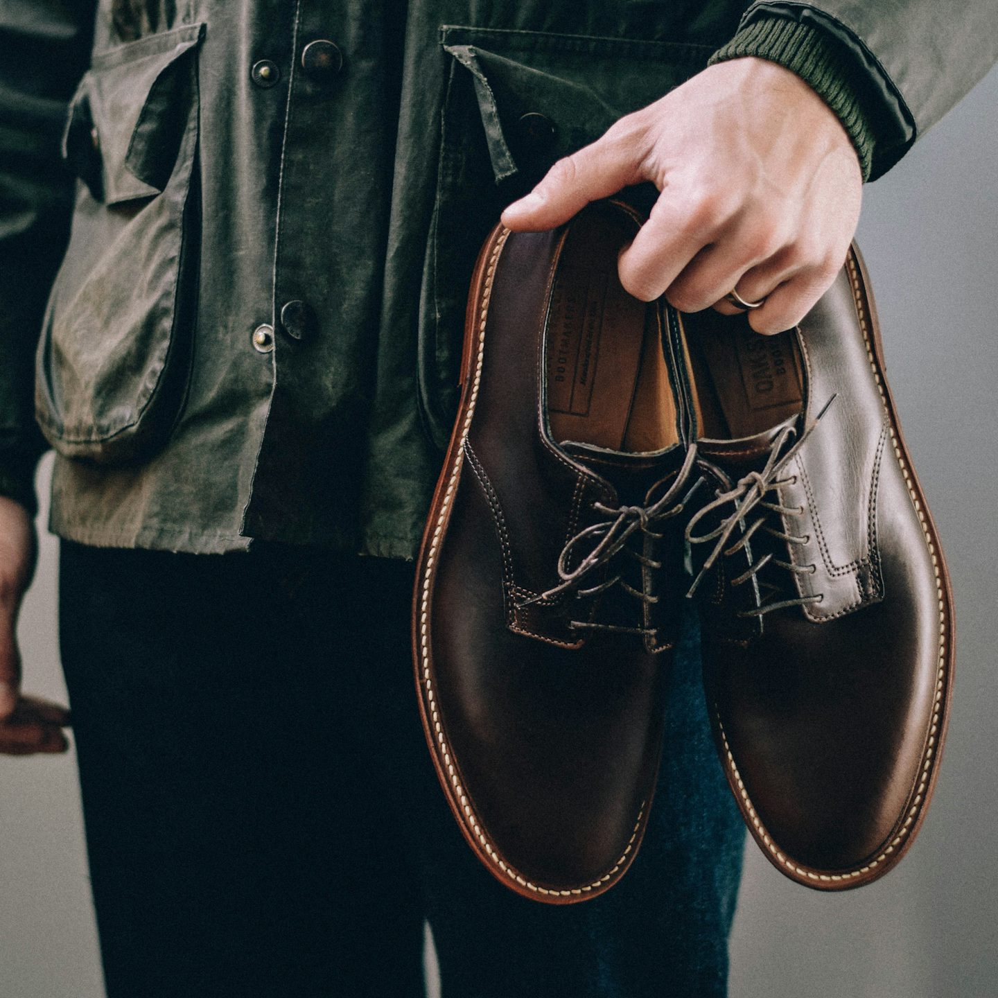 靴 60s Grenson Brown Plain Toe Blucher 靴 60s Grenson Brown Plain Toe Blucher 60s Grenson Brown