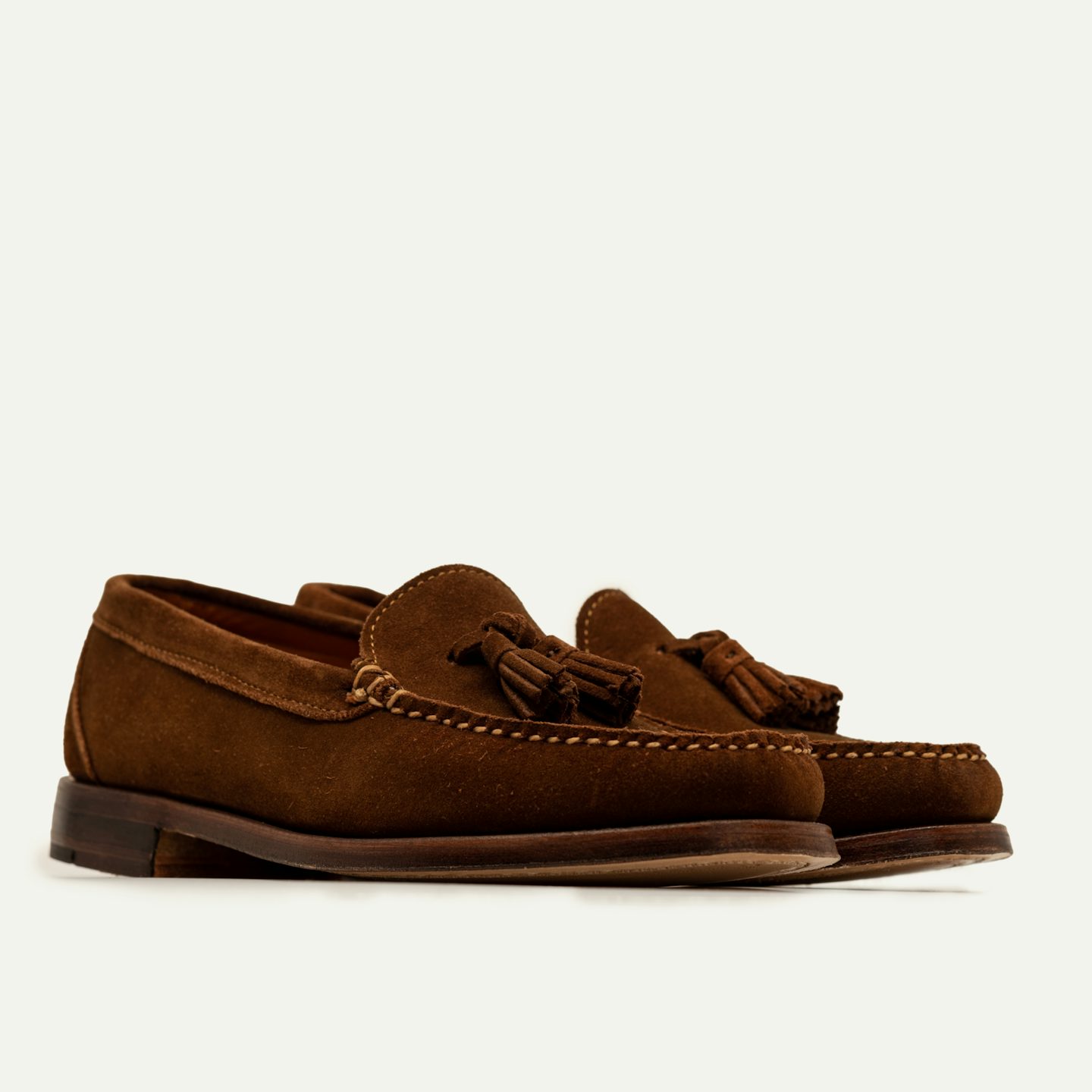 Tassel Loafer - Snuff Repello Suede, Leather Sole with Dovetail Toplift -  Made in USA | Oak Street Bootmakers