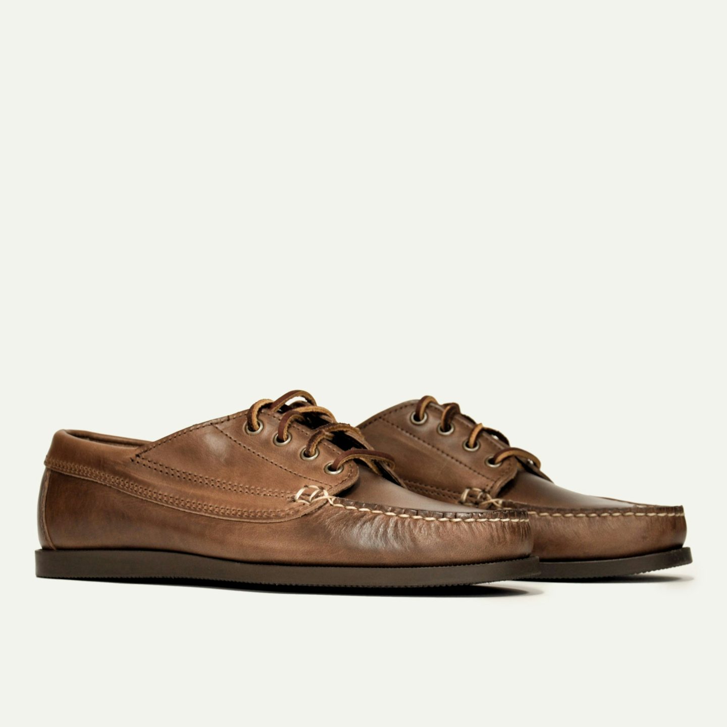 Trail Oxford - Natural Chromexcel, Camp Sole - Made in USA | Oak