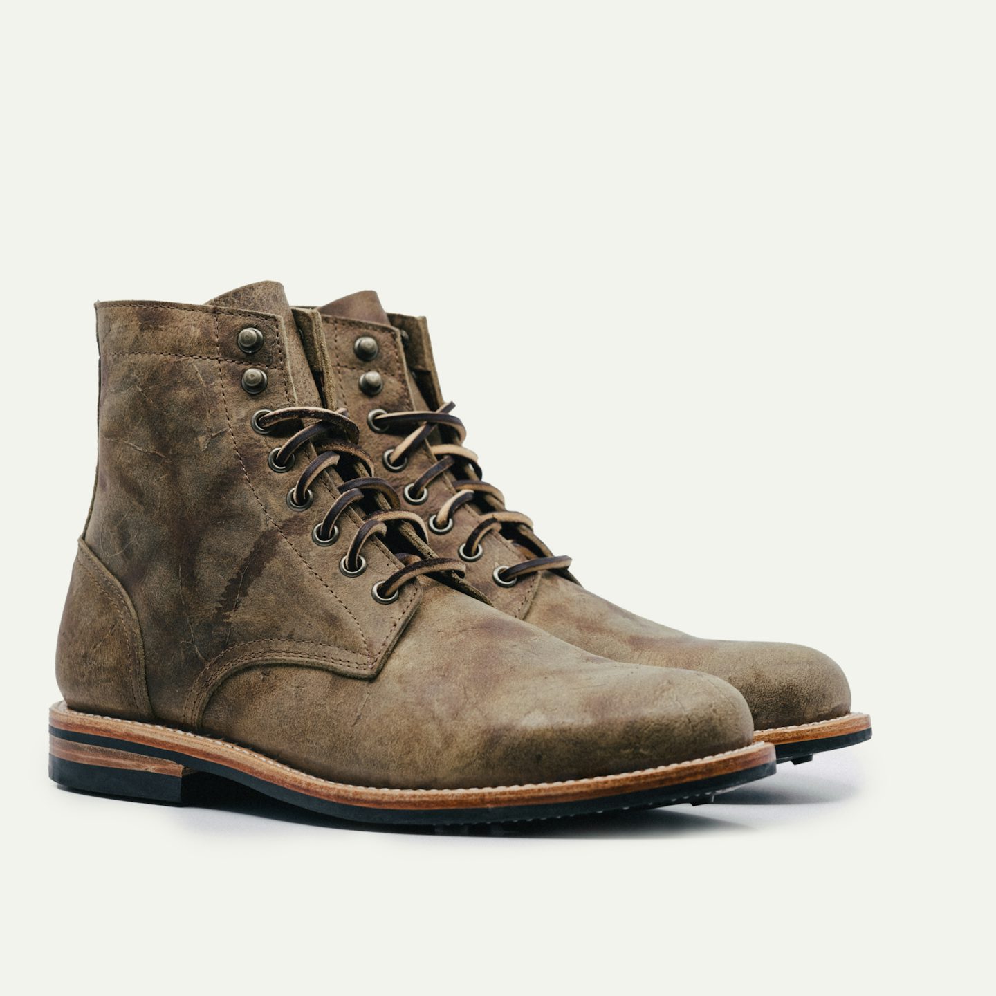 Trench Boot - Teak Rambler, Dainite Sole - Made in USA | Oak