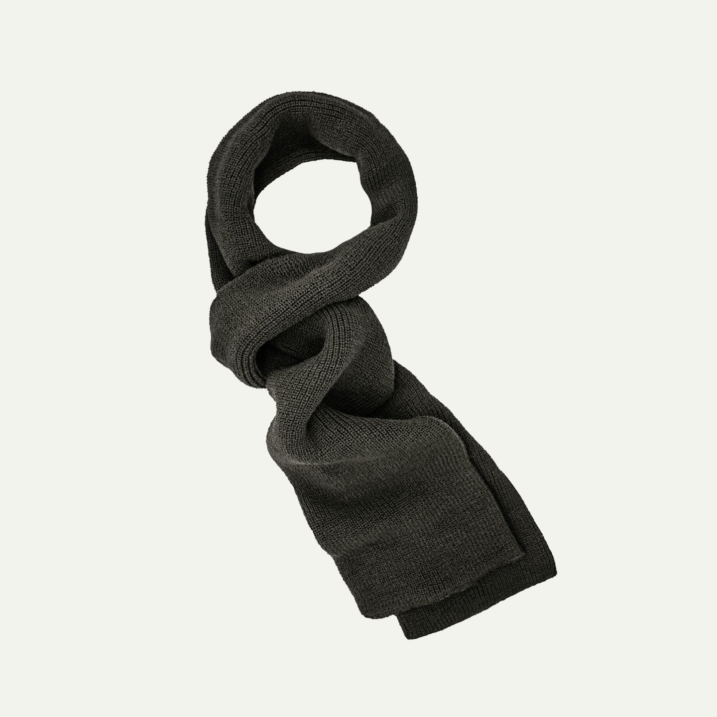 1975 NATO Marine Scarf - Covert Gray Merino Wool Knit, Oak Street Bootmakers, $122