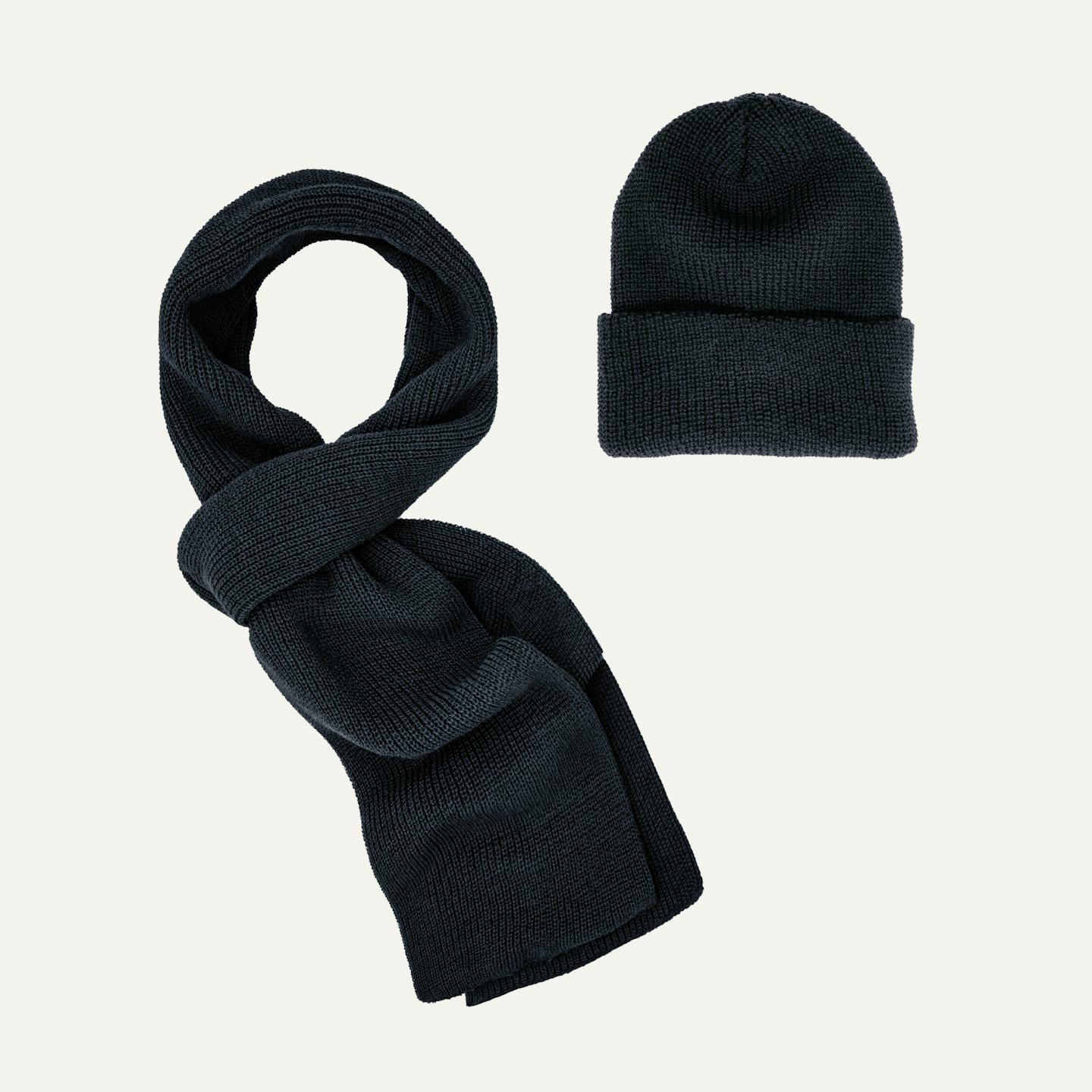 1975 NATO Watch Cap + Marine Scarf - Diplomat Navy Merino Wool Knit, Oak Street Bootmakers, $0