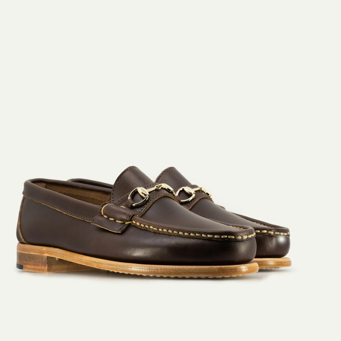 Bit Loafer - Brown Chromexcel, Leather Sole with Dovetail Toplift