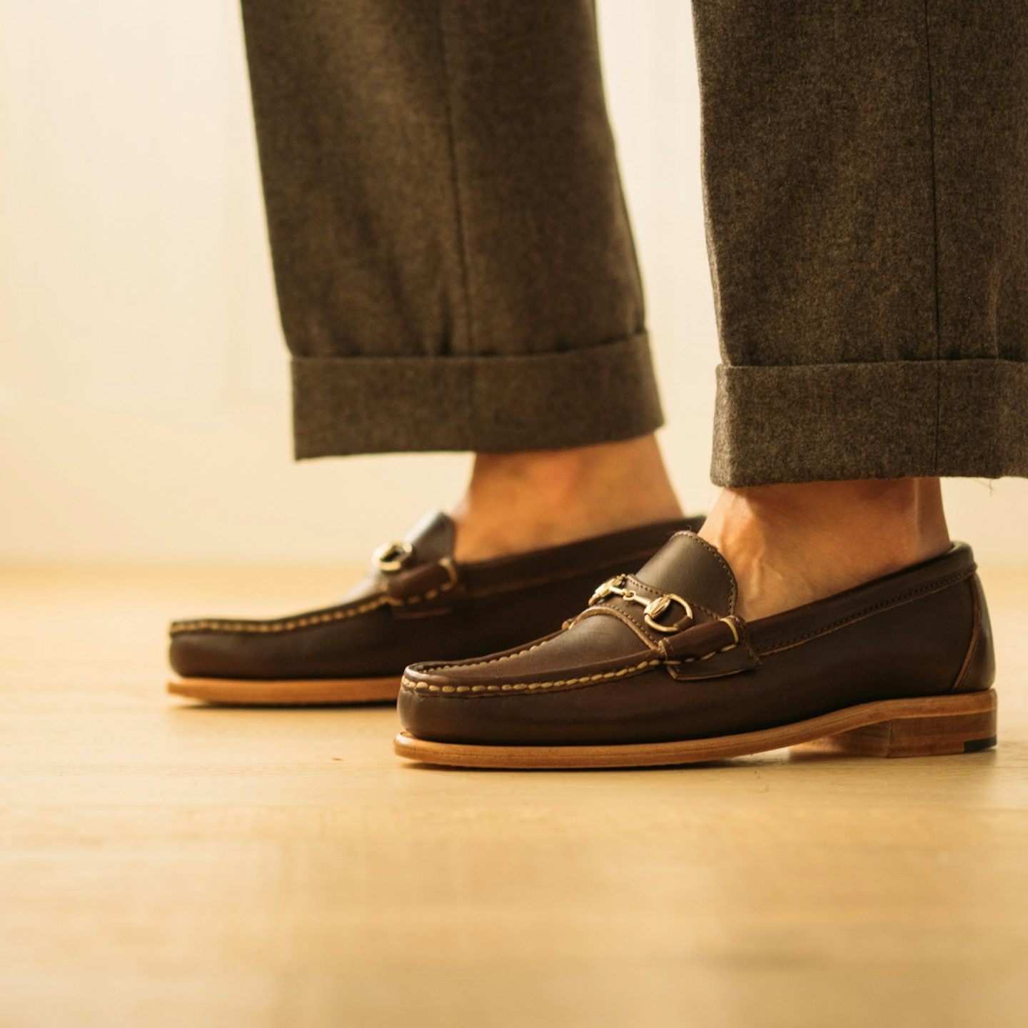 Bit Loafer - Brown Chromexcel, Leather Sole with Dovetail Toplift