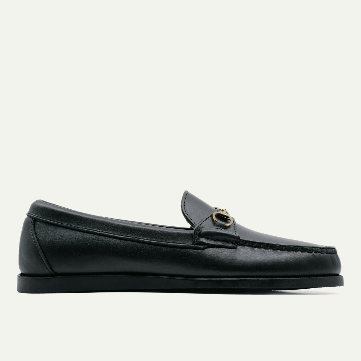 Bit Moc - Horween Black Latigo, Camp Sole - Made in USA with