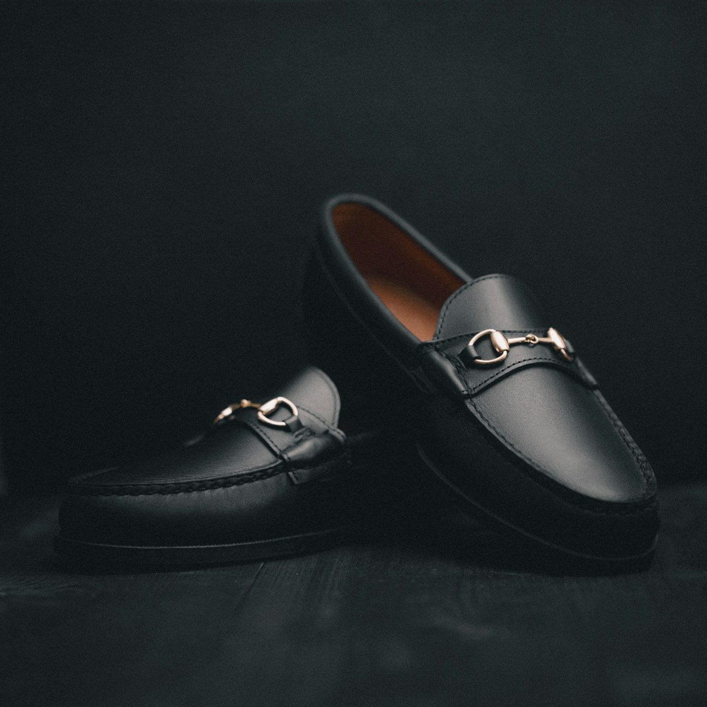Bit Moc - Horween Black Latigo, Camp Sole - Made in USA with
