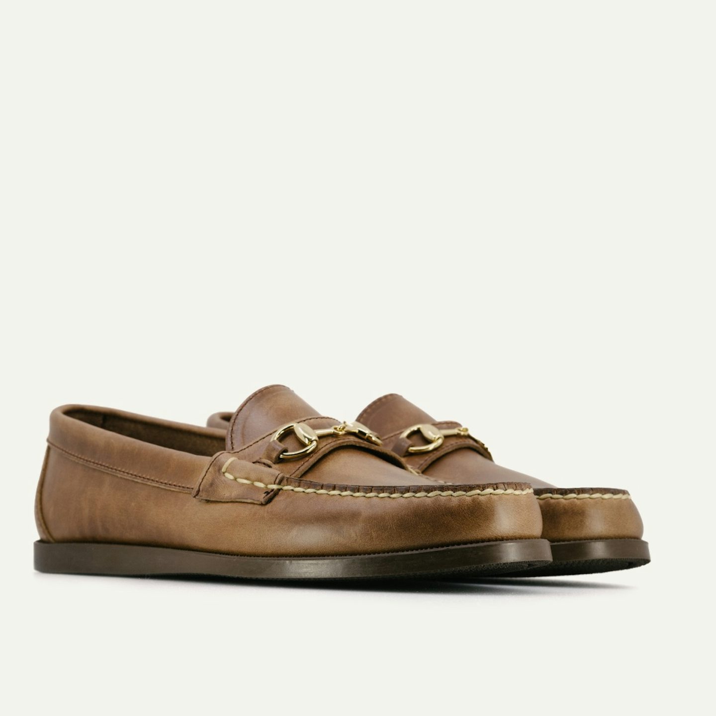 both ギャングローファー Bit Moc - Natural Chromexcel, Camp Sole - Made in USA | Oak Street