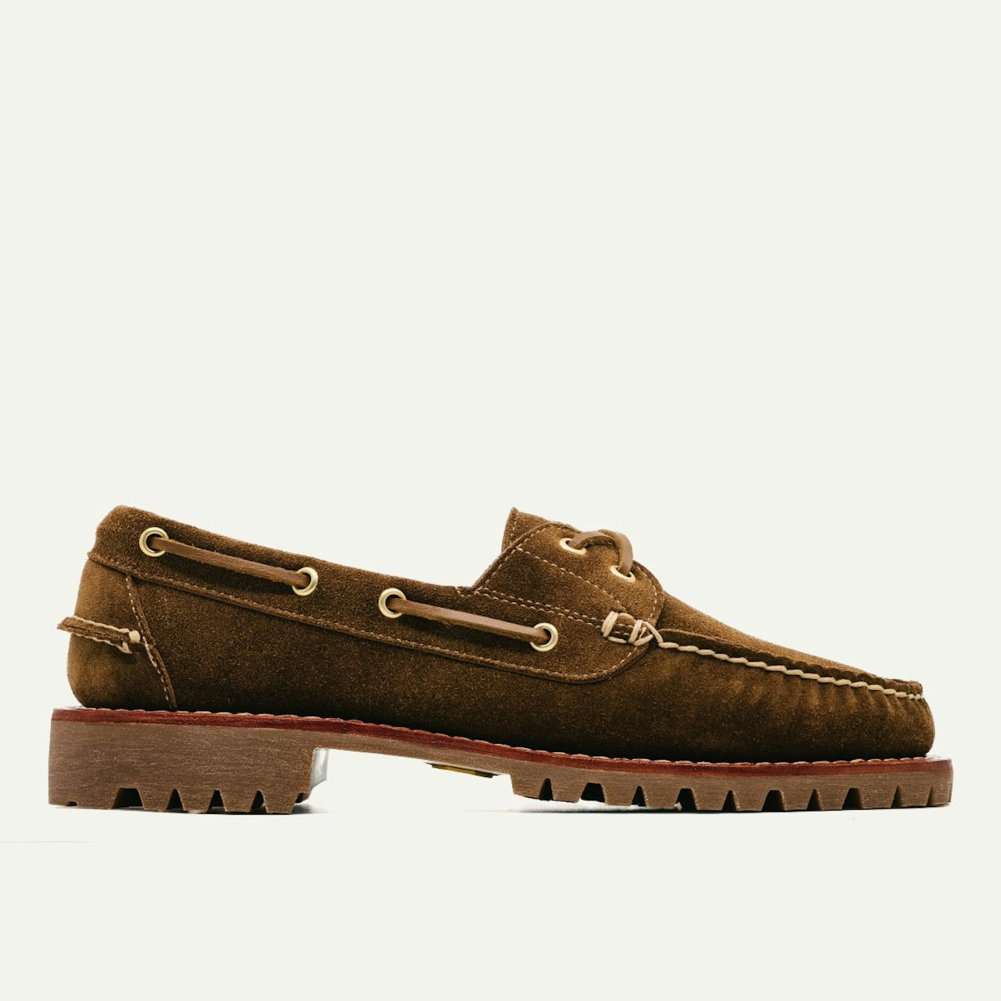 Boat Shoe - C.F. Stead Snuff Janus Suede, Oak Street Bootmakers, $348