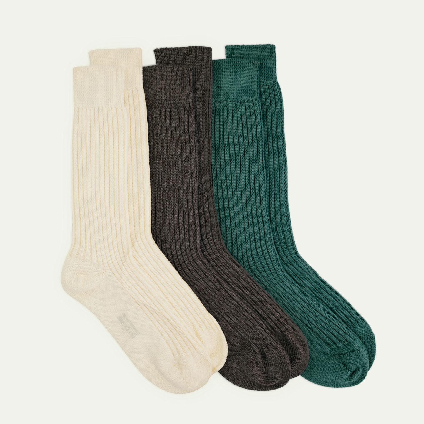 Bresciani Officer Socks - Field Merino Wool Blend - Made in USA
