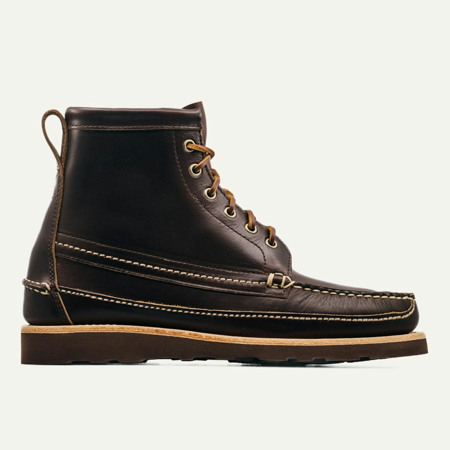 サイディング　ウッドコア90 Camp Boot - Horween Brown Chromexcel, Brown Vibram Christy Sole
