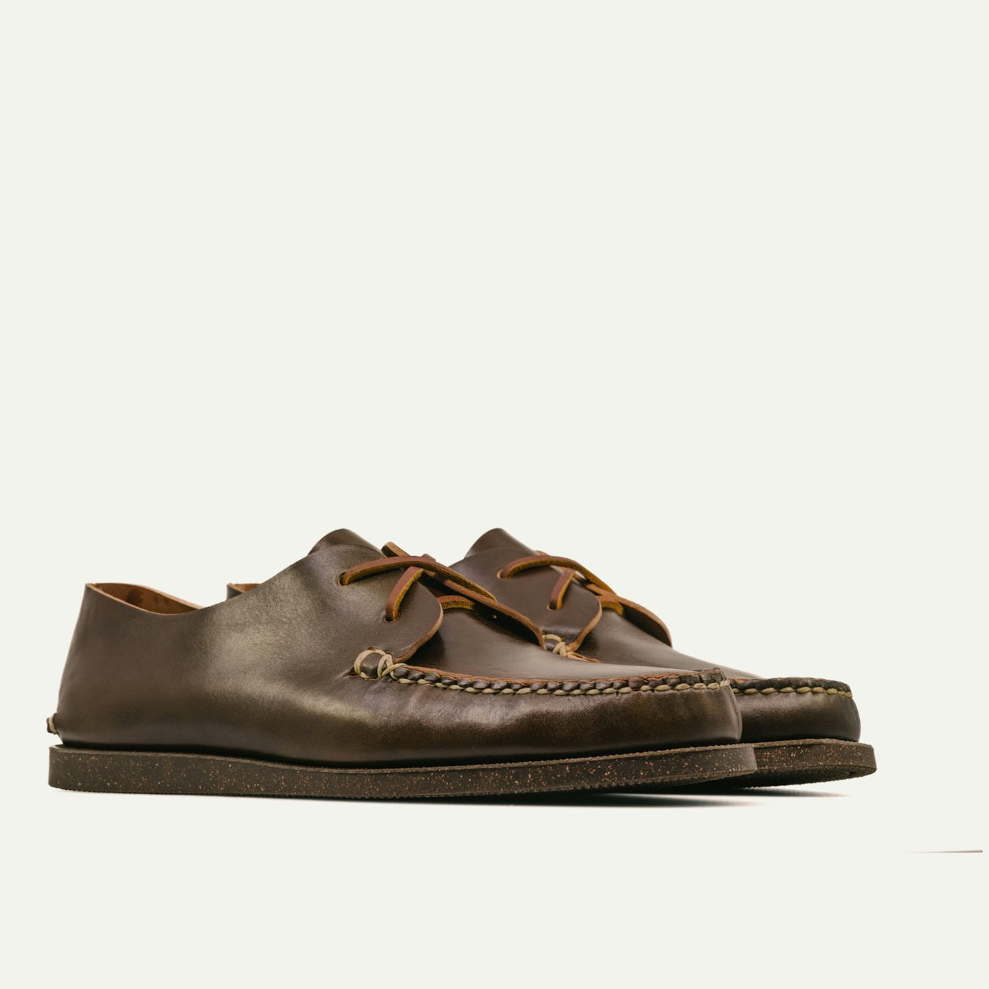 Campus Moc - Maryam Muschio Horse Rump, Cork Camp Sole - Made in
