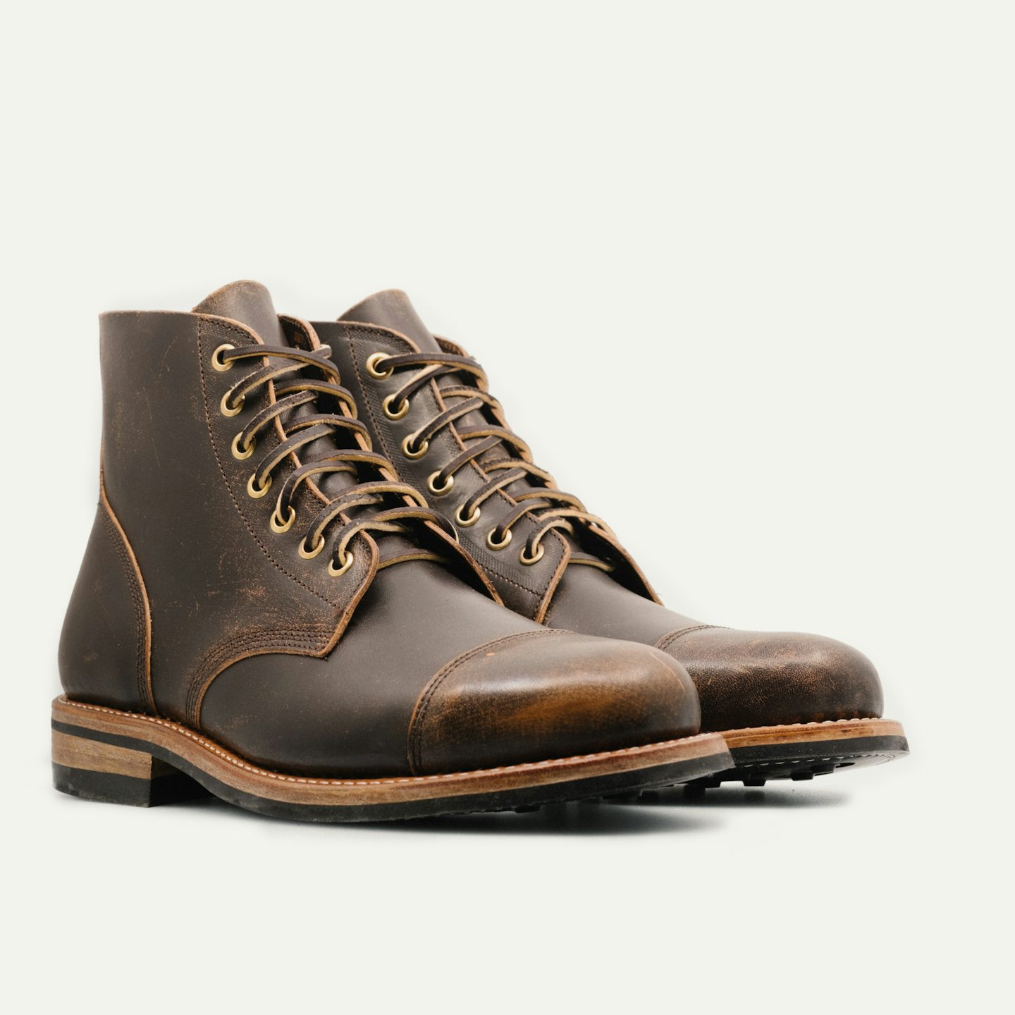 The Row Leather Ranger Derby Shoes