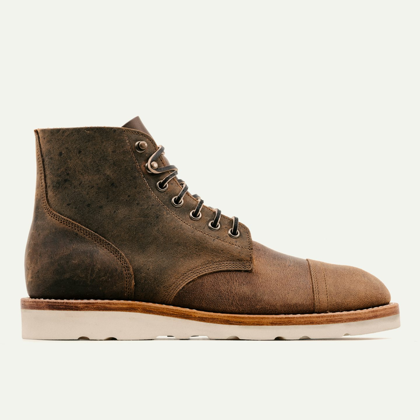 Cap-Toe Field Boot - Gallun Cognac Teton Stag, Oak Street Bootmakers, $0