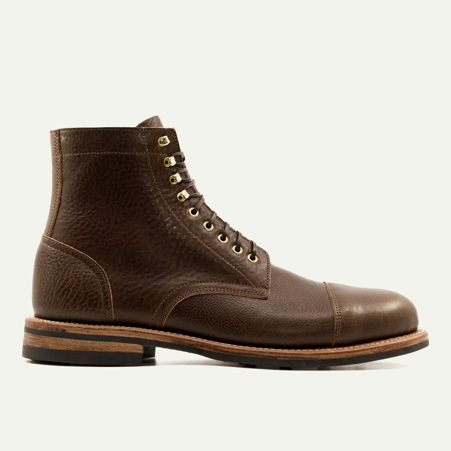 Cap-Toe Trench Boot - Lo Stivale 302 Walnut Legend, Dainite Rubber