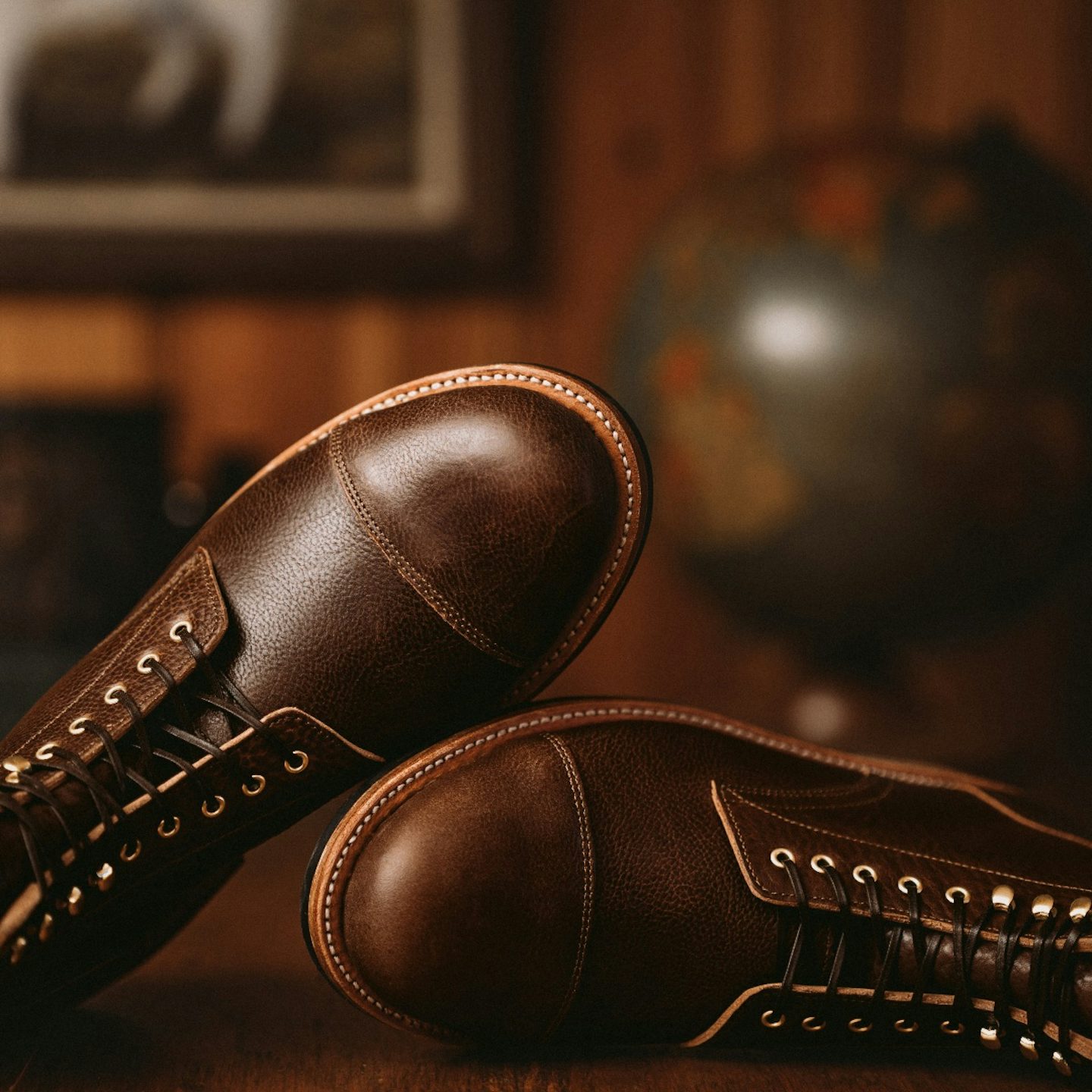 Cap-Toe Trench Boot - Lo Stivale 302 Walnut Legend, Dainite Rubber