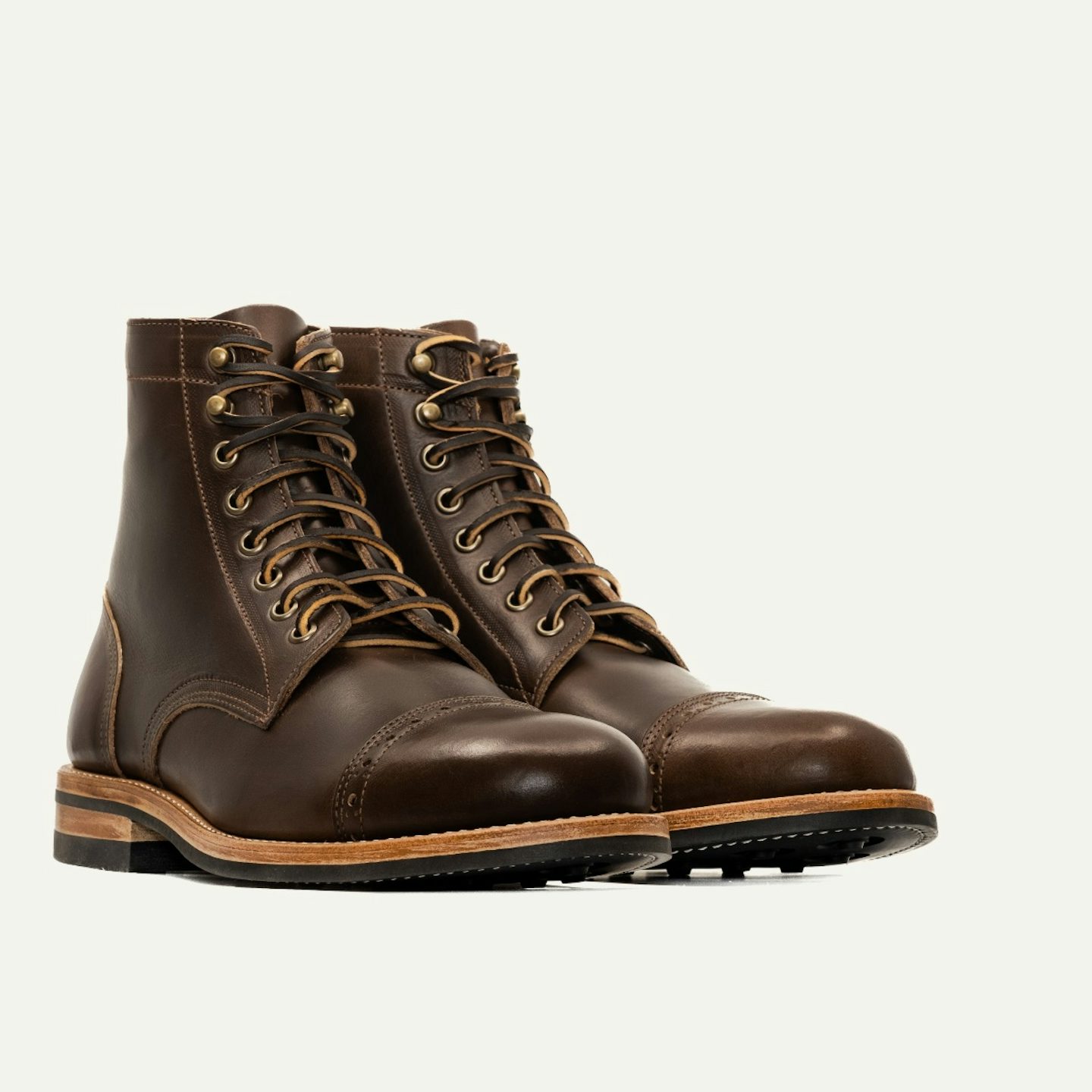 Cap-Toe Trench Boot - Brown Chromexcel