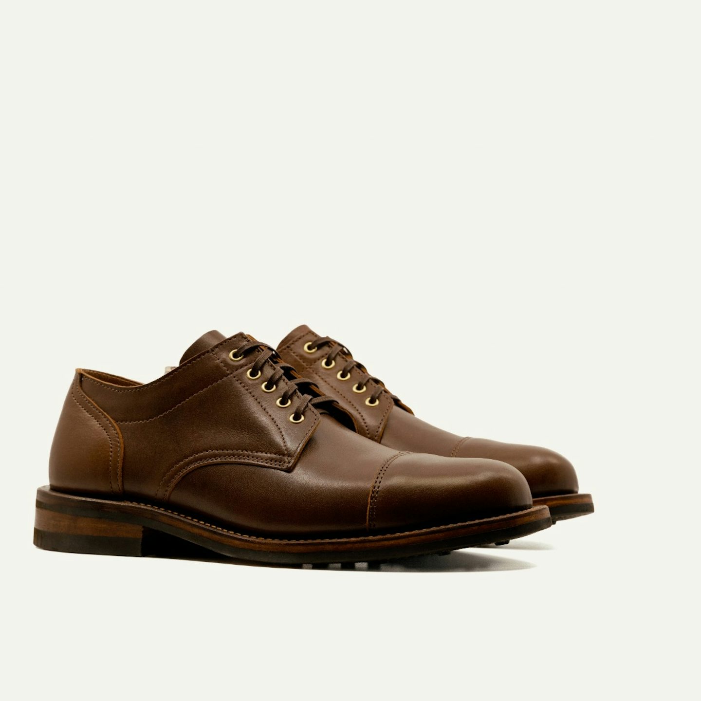 Cap-Toe Trench Oxford - CF Stead Whisky Classic Calf, Dainite