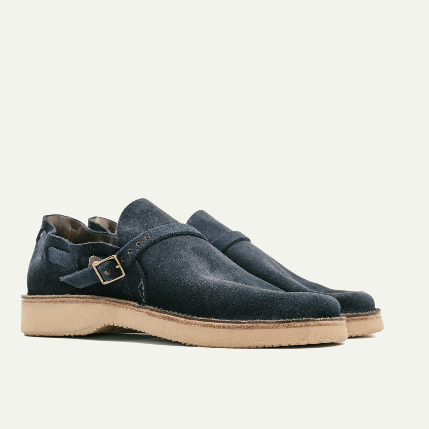 Country Loafer - Horween Natural Indigo Chromexcel Roughout