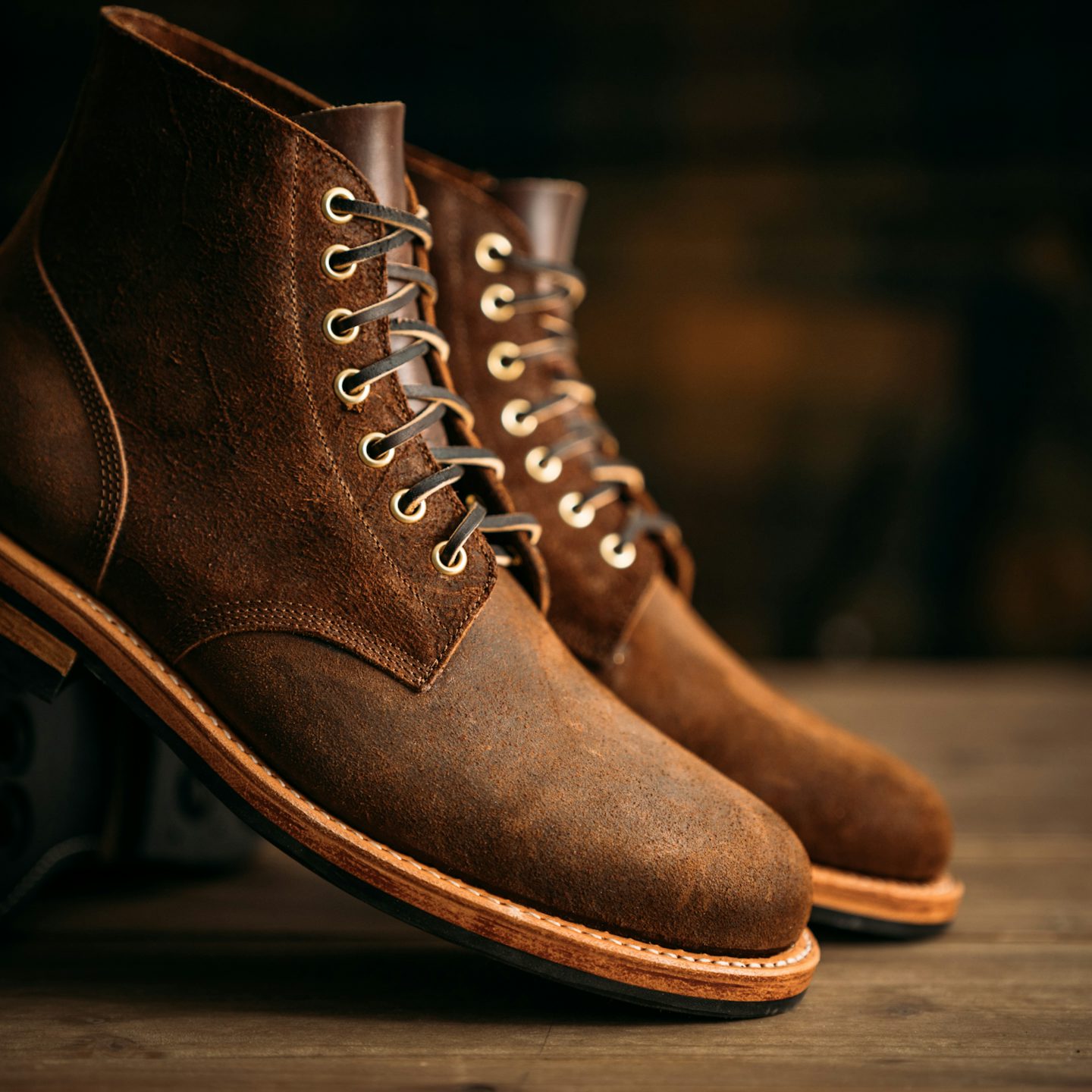 Field Boot - CF Stead Snuff Waxy Mohawk, Dainite Rubber-Studded