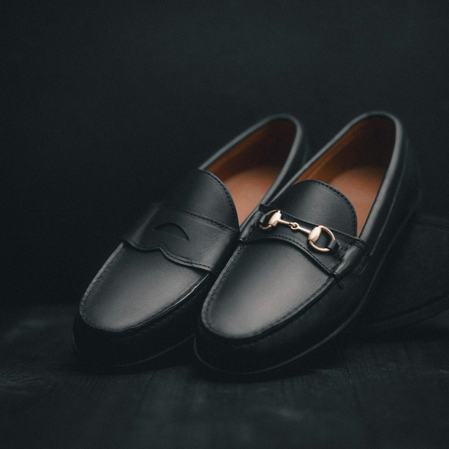 Bit Moc - Horween Black Latigo, Camp Sole - Made in USA with