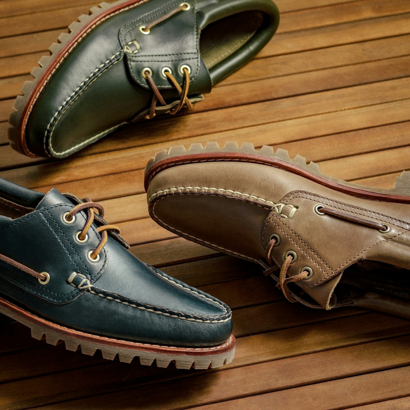 Rowing Oxford - Horween Natural Chromexcel, Vibram 132 Montagna