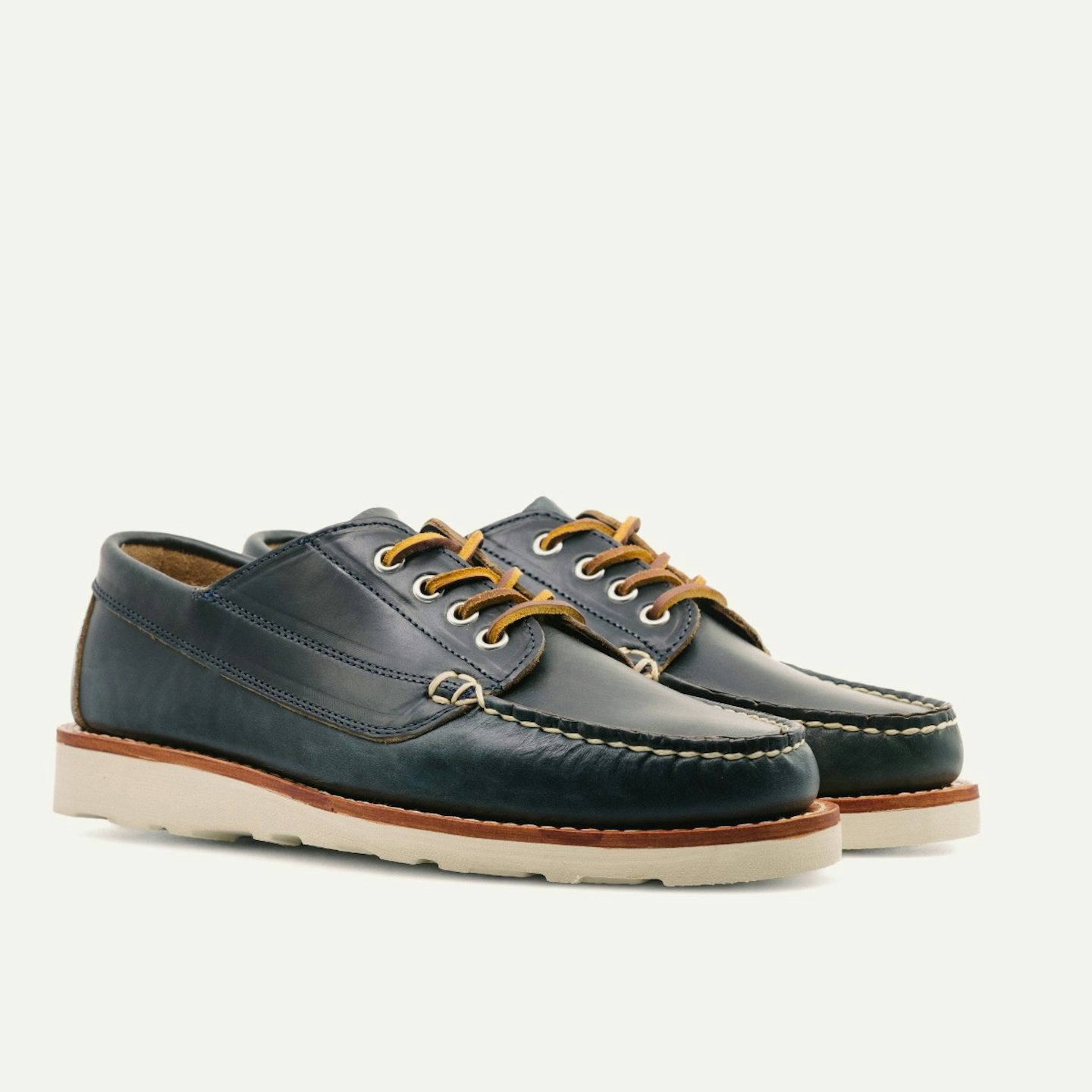 靴 OAK STREET BOOTSMAKERS Trail Oxford Trail Oxford - Brown Chromexcel, Vibram Christy Sole - Made in USA