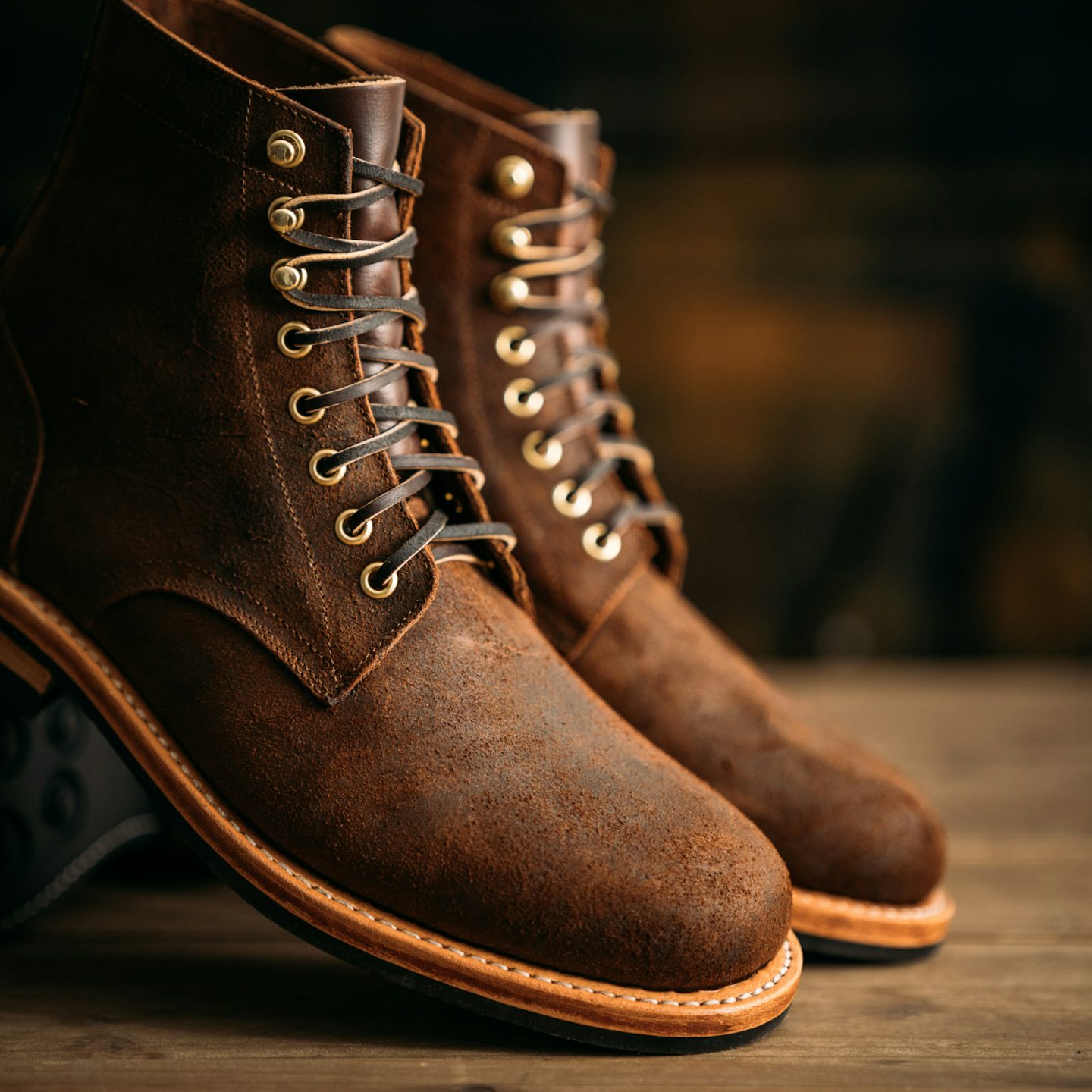 Trench Boot - CF Stead Snuff Waxy Mohawk, Dainite Rubber-Studded