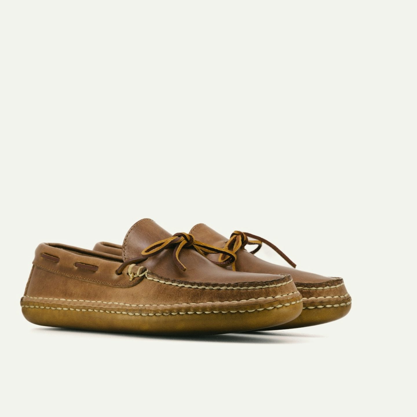Woodland Moc - Horween Natural Chromexcel, Chromepak Voyageur Sole