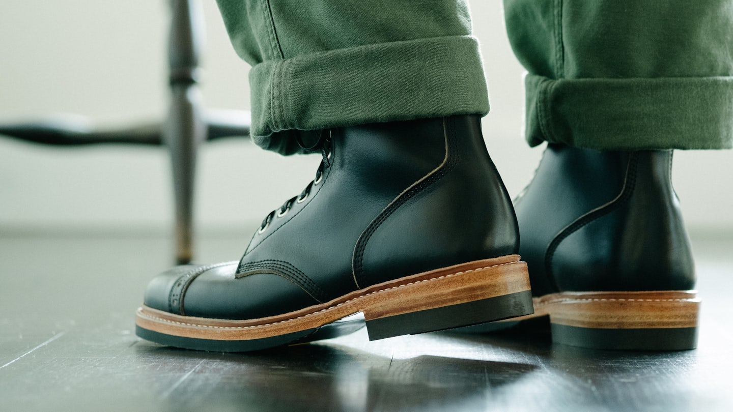 Cap-Toe Field Boot - Teacore Black Chromexcel, Vibram 705