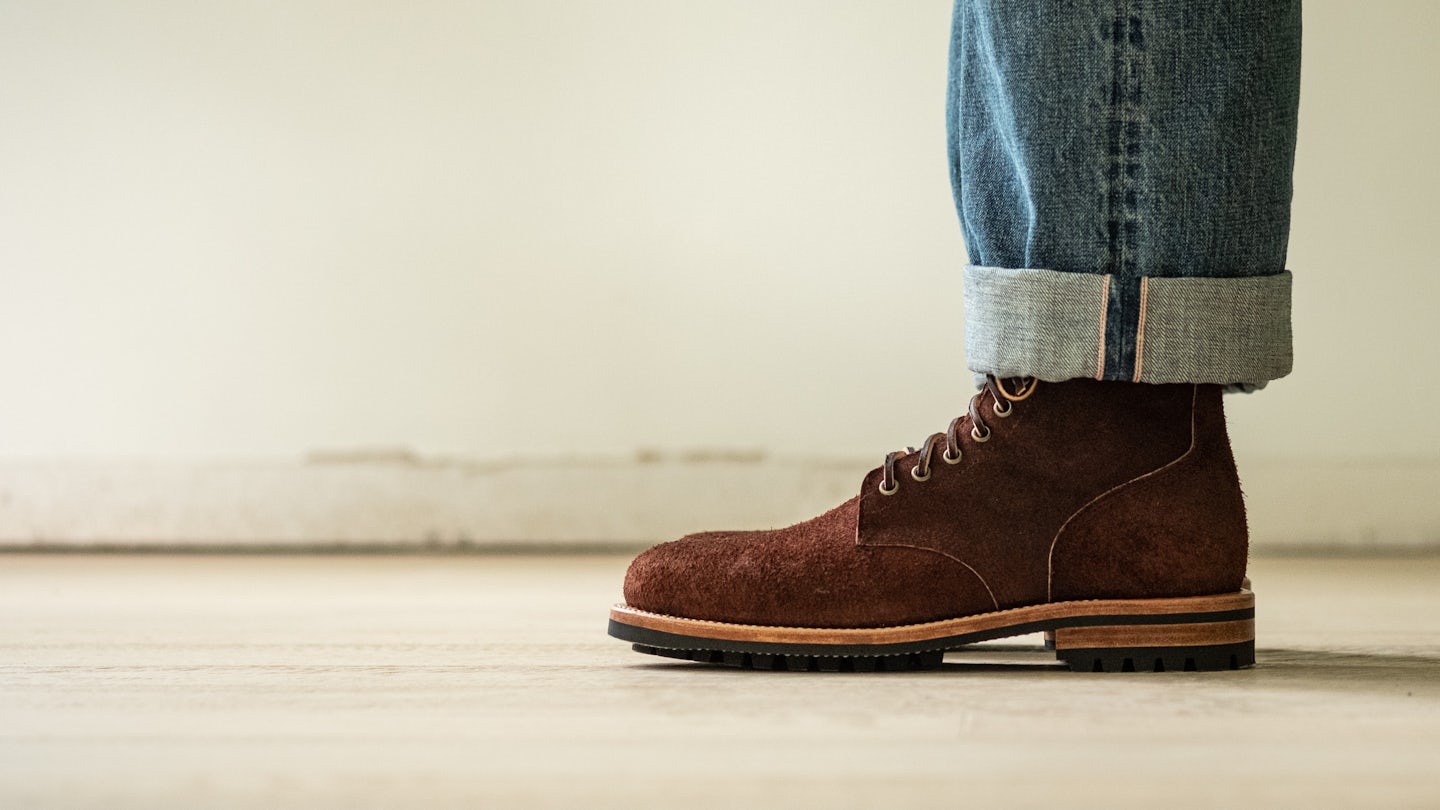 Field Boot - Black Walnut Stampede Roughout, Commando Sole - Made