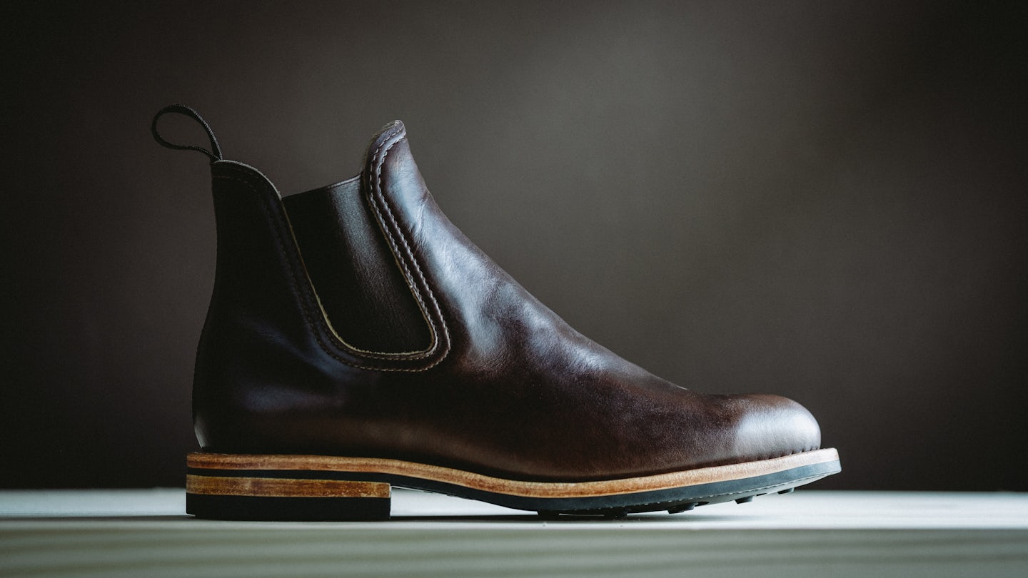 Brown Chromexcel 5504 Chelsea Boot - Detail Image Three