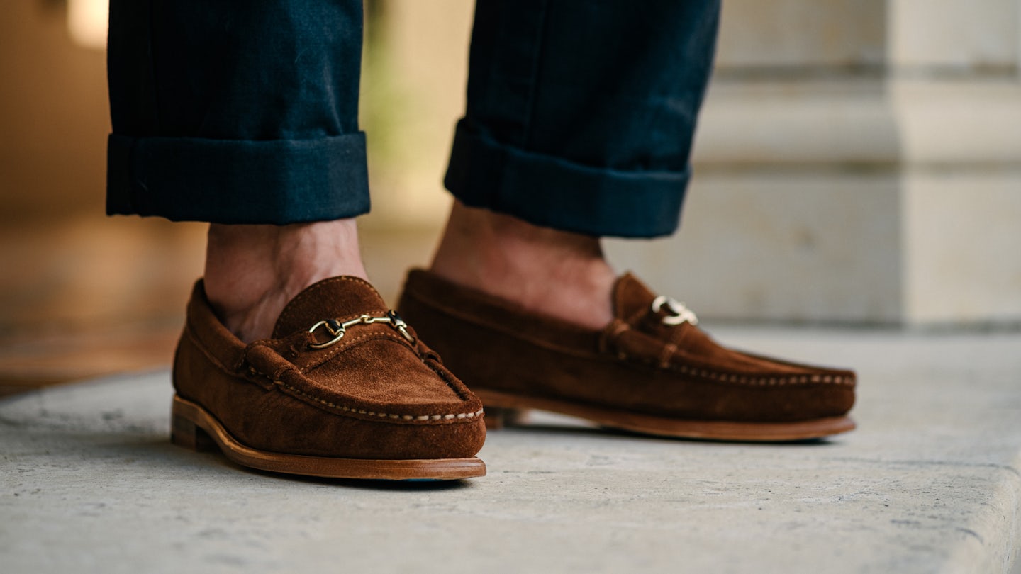 Bit Loafer - Snuff Repello Suede, Leather Sole with Dovetail