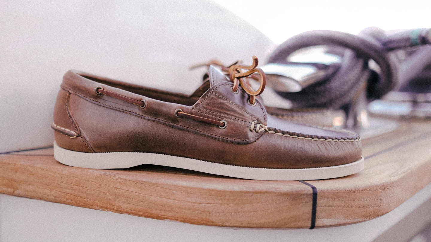 Natural Chromexcel Boat Shoe - Detail Image Three