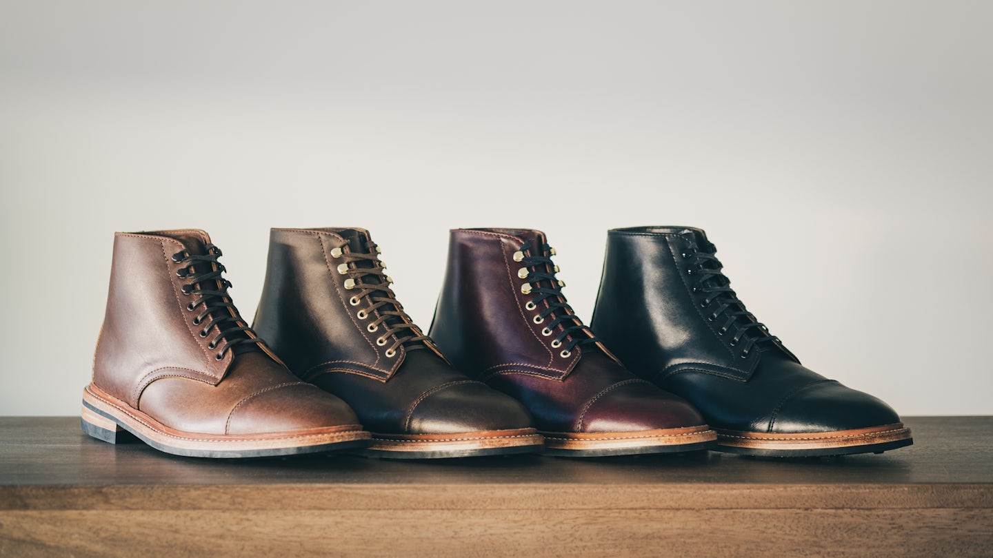 OAK STREET BOOTMAKERS 靴 Cap-Toe Lakeshore Boot - Color 8 Chromexcel, Dainite Sole