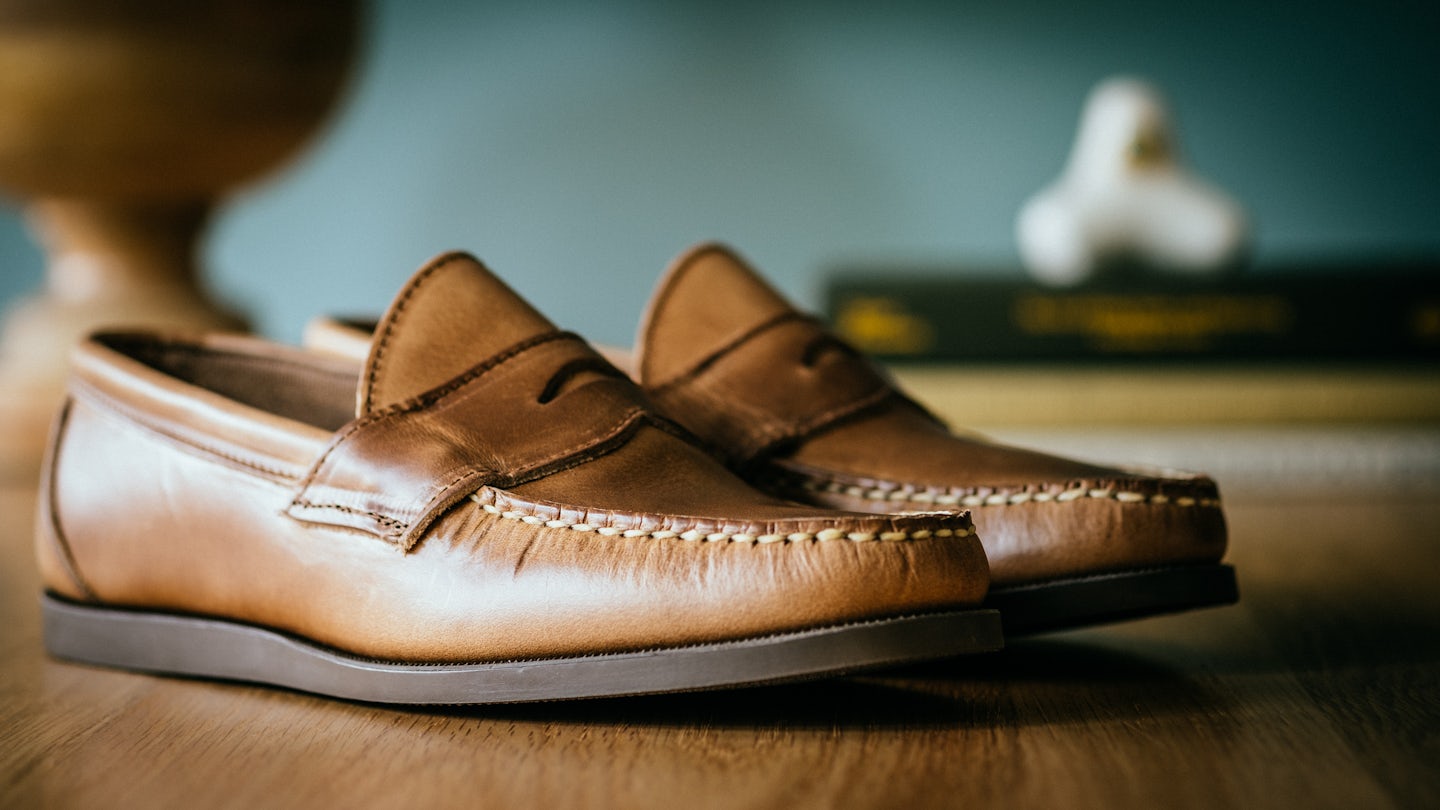 Natural Chromexcel Penny Moc - Detail Image Three