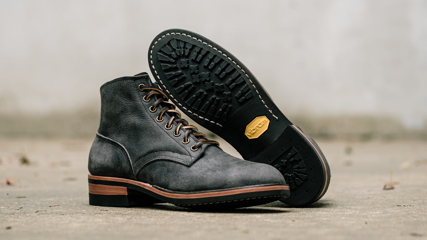 Storm Boot Winter Smoke Rambler Vibram 430 Mini Lug Sole Made in USA Oak Street Bootmakers