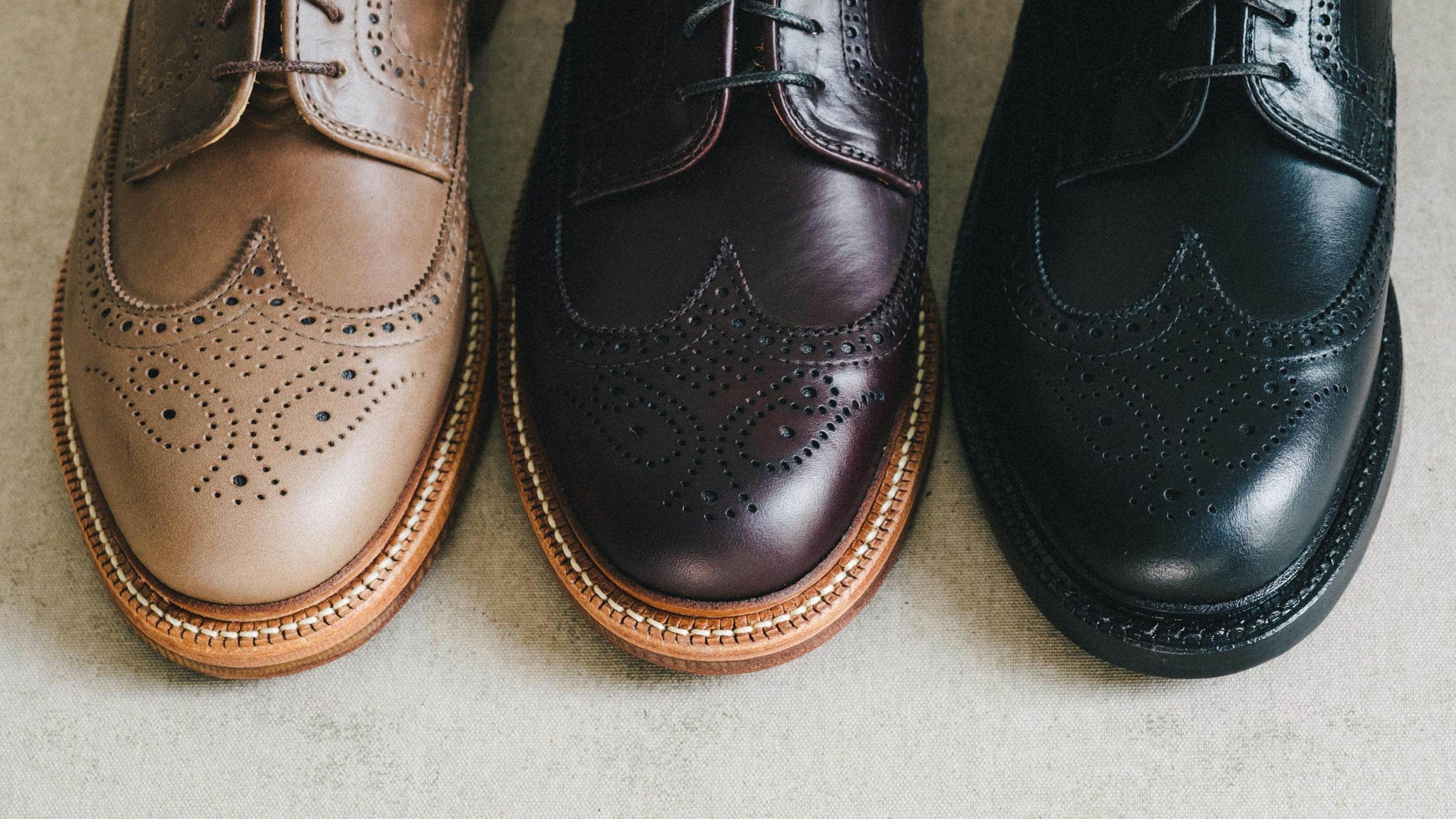 Wingtip - Color 8 Chromexcel, Double Leather Sole - Made in USA | Oak Street Bootmakers