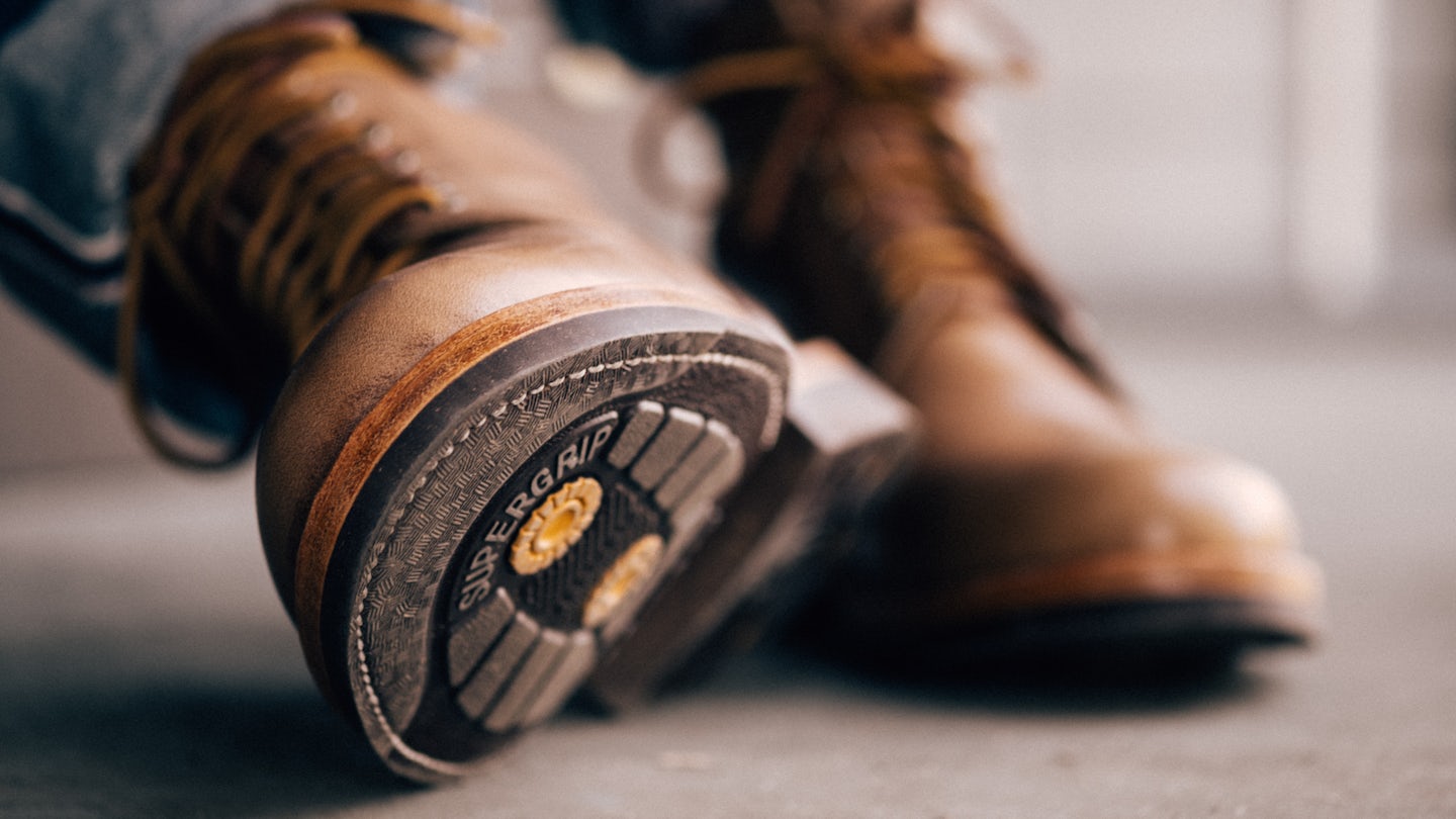 Trench Boot - Natural Chromexcel, Dr. Sole 1091 Cork Half