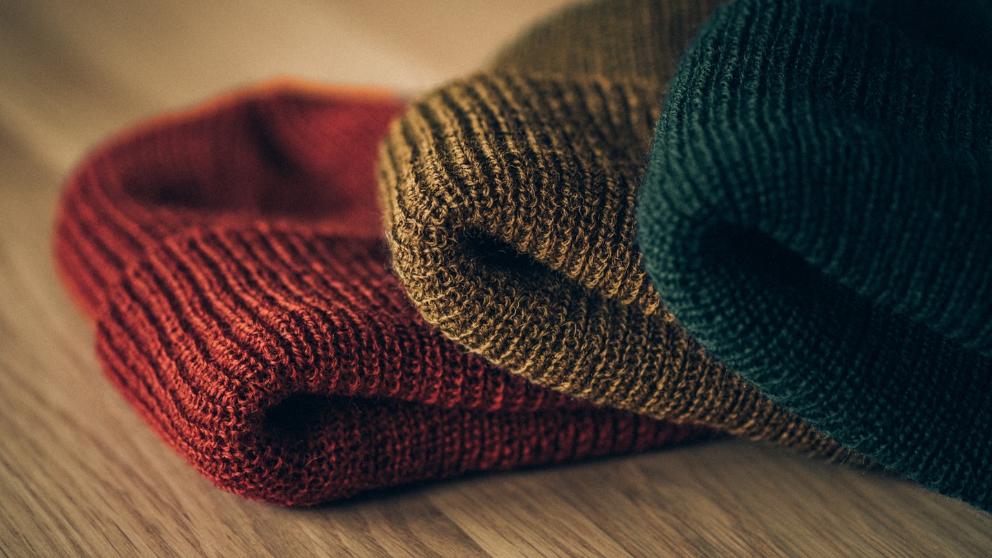 Forest Green Wool Knit 1975 NATO Watch Cap - Detail Image Three