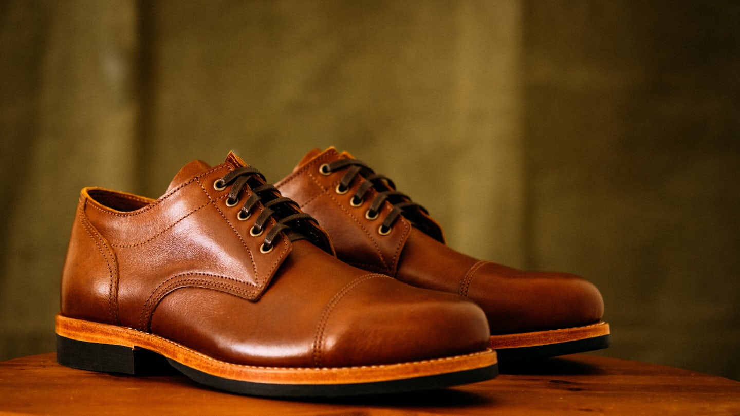 Cap-Toe Trench Oxford - Whisky Classic Calf, Vibram 705 Half