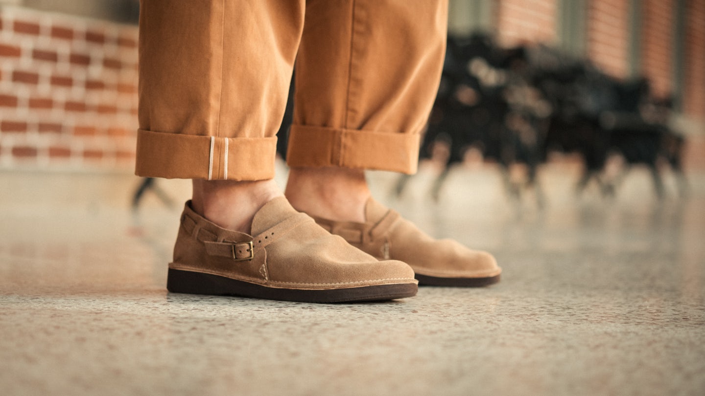 Natural Chromexcel Roughout Country Loafer - Detail Image Three