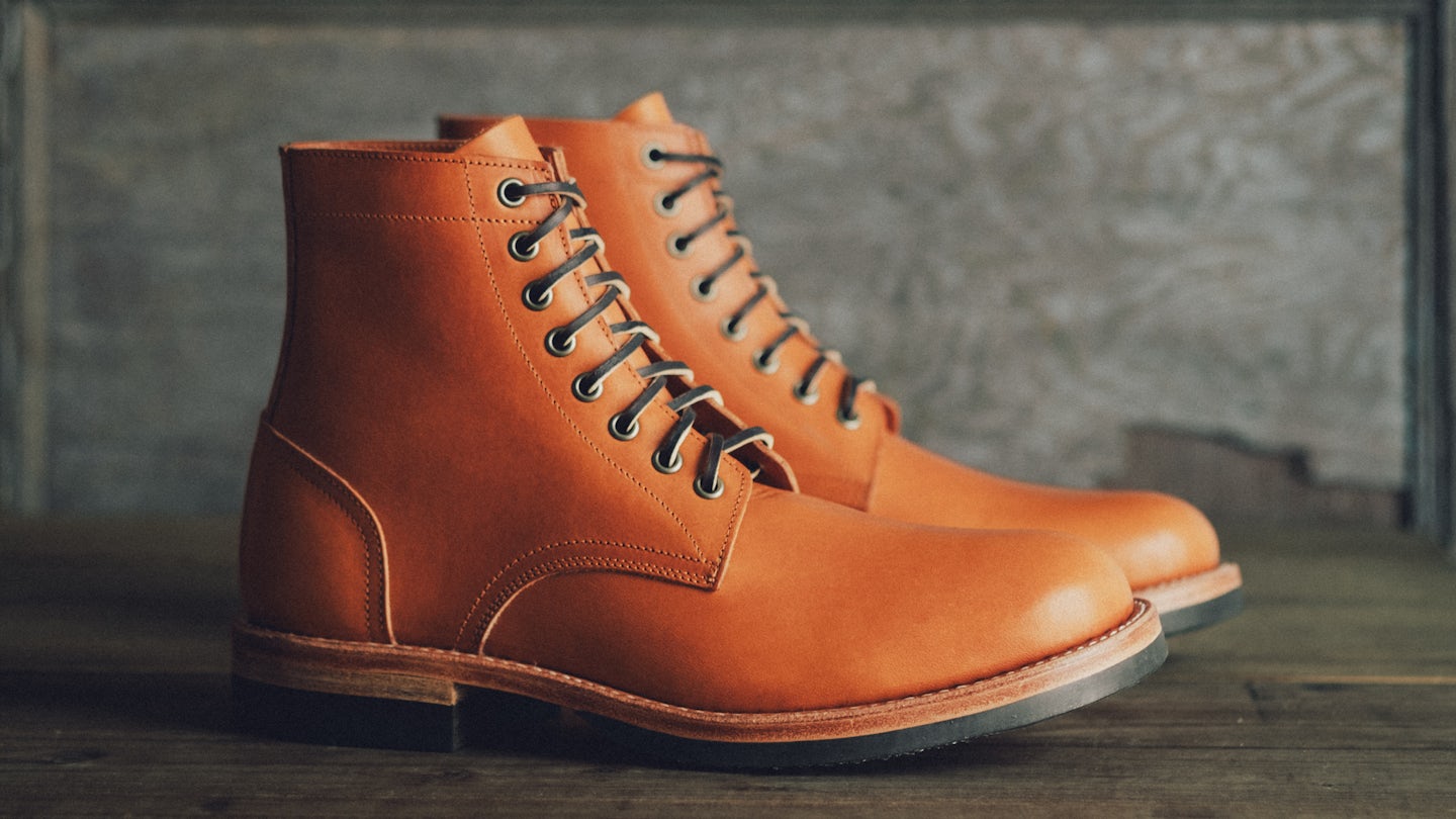 Trench Boot - Badalassi Minerva Liscio Olmo, Goodyear Chemigum