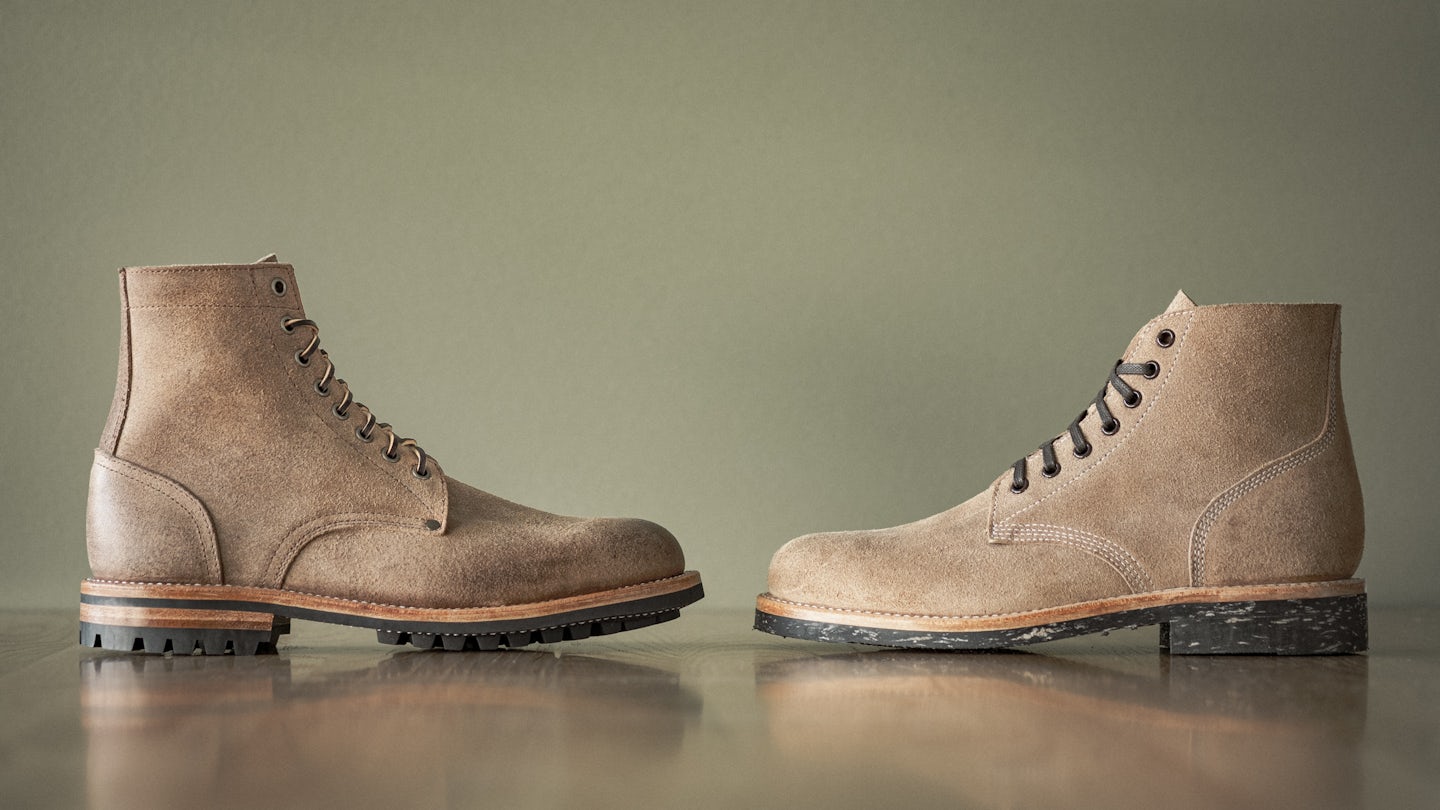 Natural Chromexcel Roughout Type-10 Trench Boot - Detail Image Three