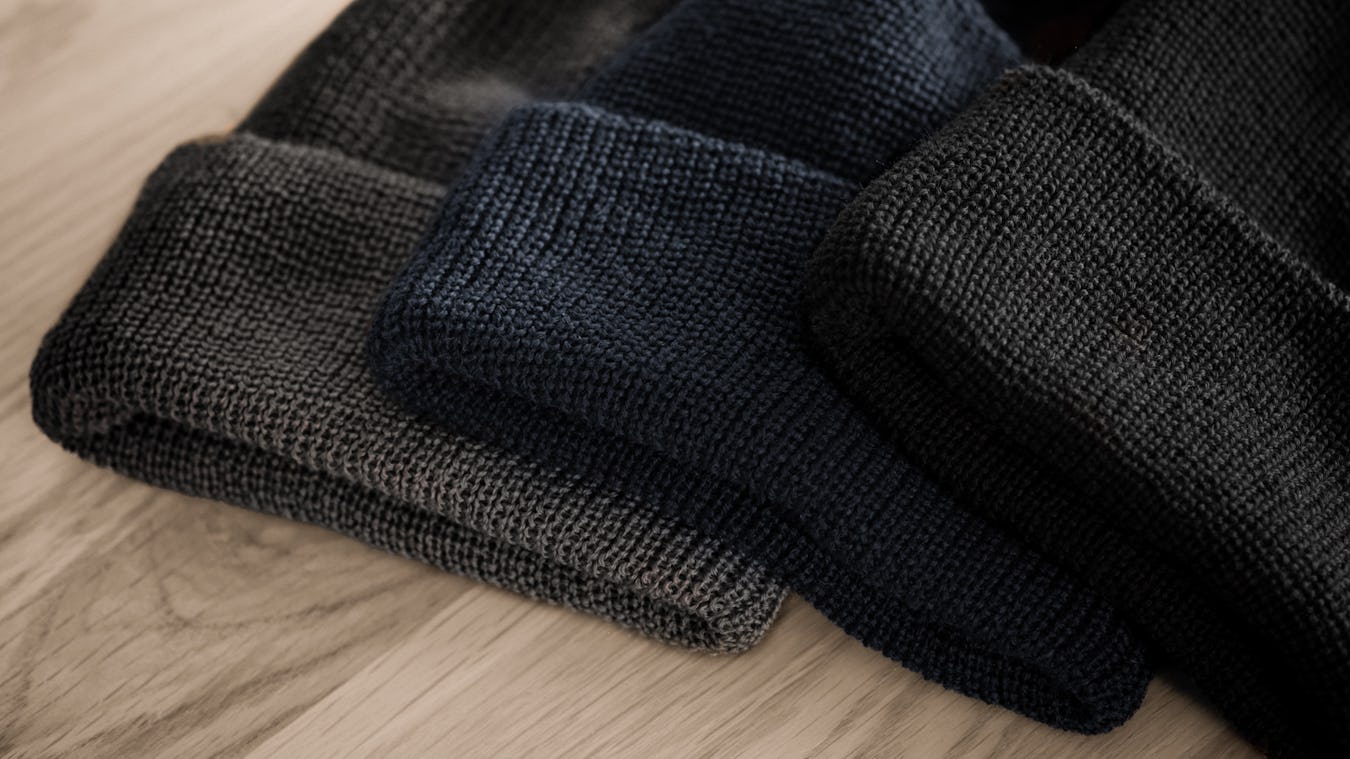 Limited-Edition Colors in Merino Wool - 1975 NATO Caps & Scarves